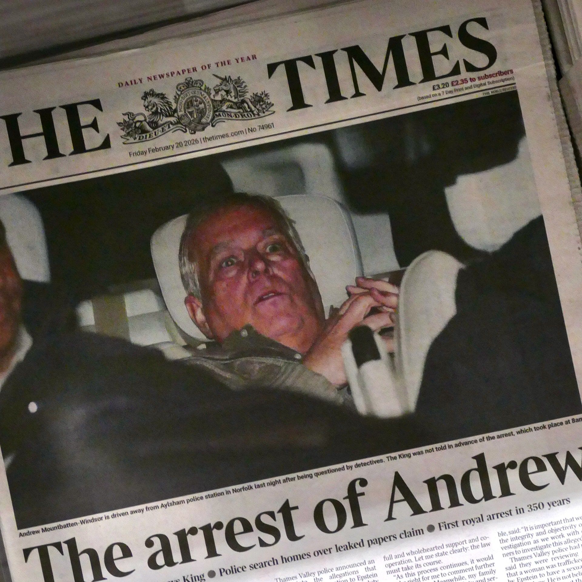 Andrew Mountbatten-Windsor: Die Ermittlungen und die Konsequenzen im Epstein-Skandal