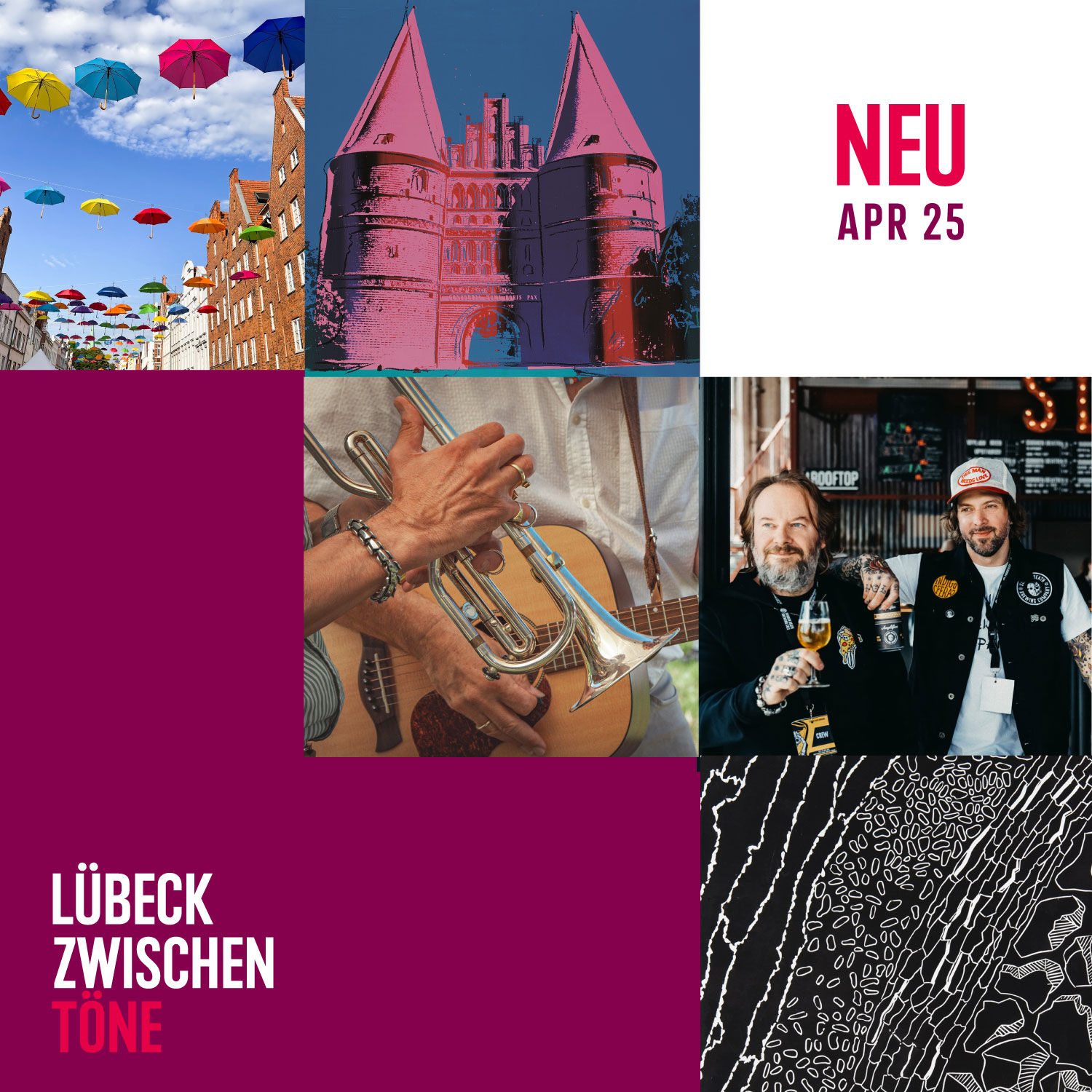 Andy Warhol, Sudden Death, Bienen und Konzerte im sonnigen Lübeck im April
