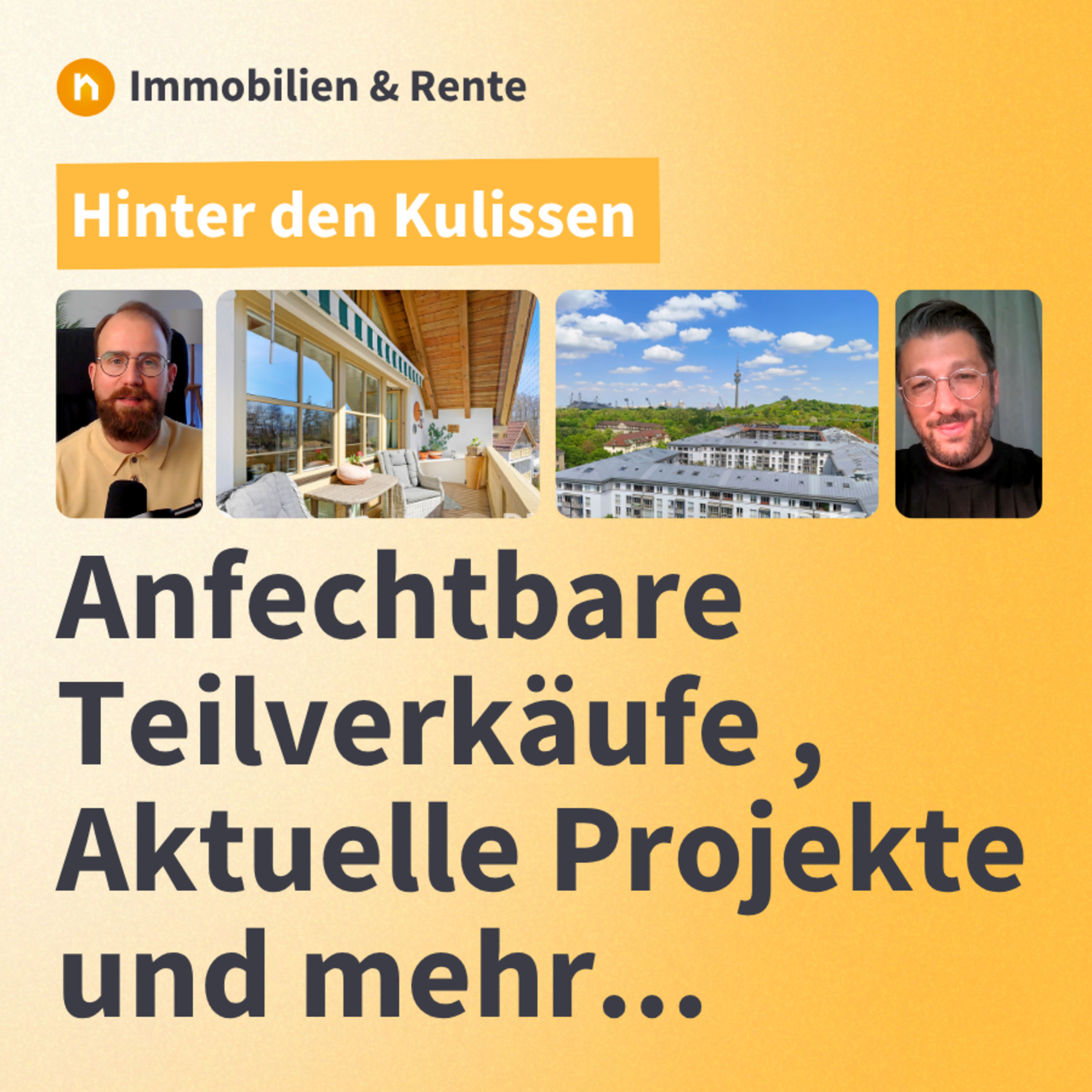 Anfechtbare Teilverkäufe, aktuelle Projekte & mehr