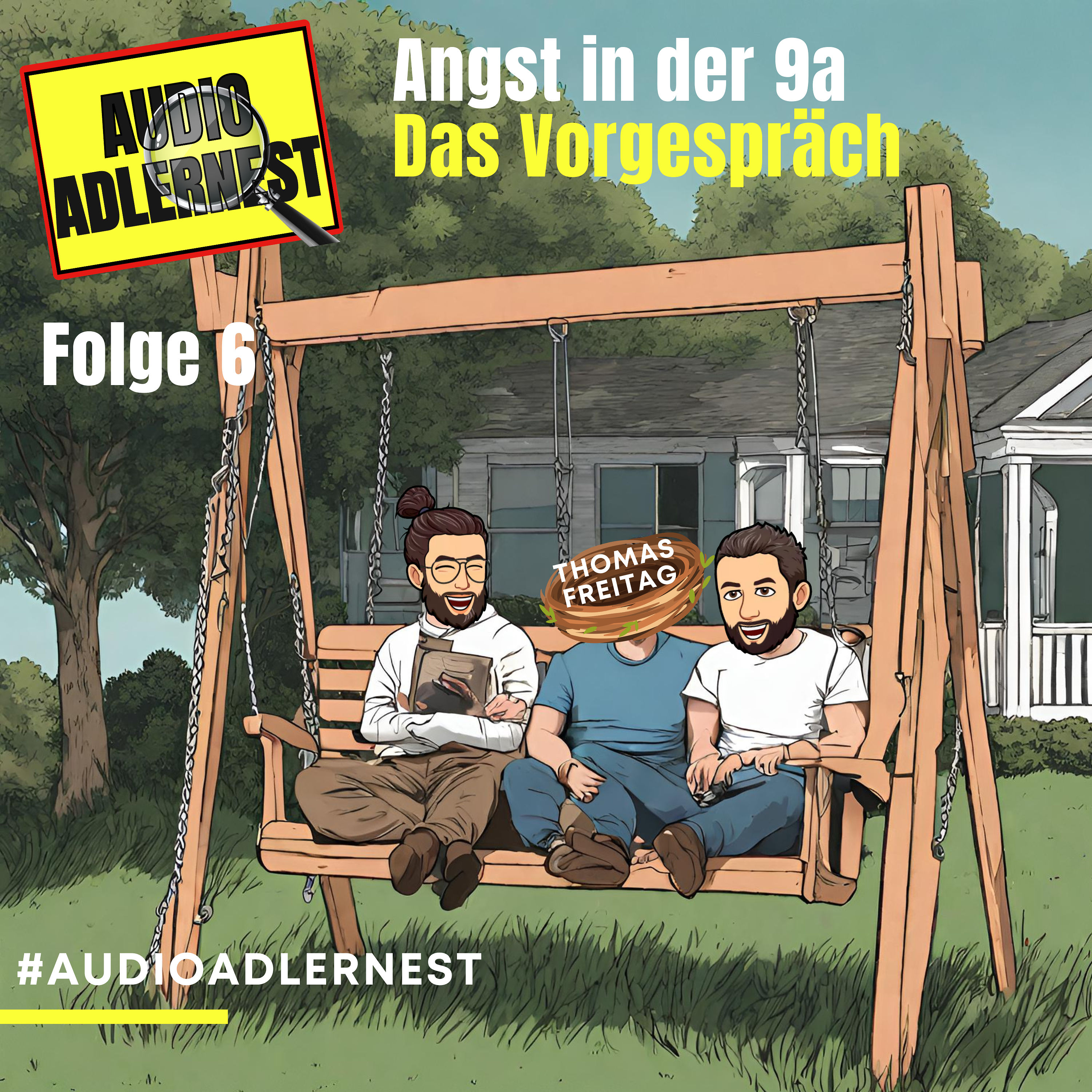 Angst in der 9a - Das Vorgespräch mit Thomas Freitag von "Die Tosende Hollywoodschaukel" - TKKG Folge 6 - Audio Adlernest (#007)