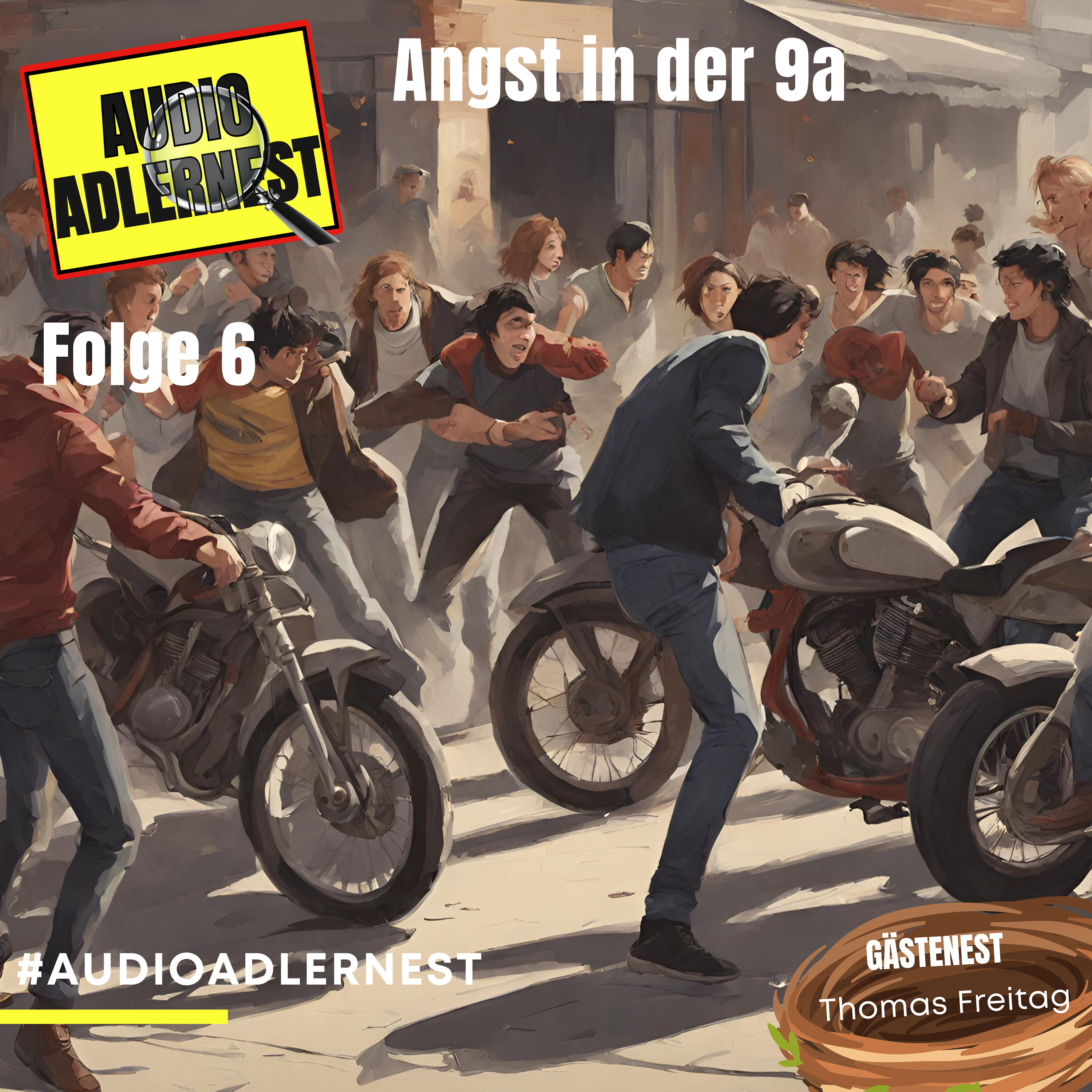 Angst in der 9a - TKKG Folge 6 - Audio Adlernest (#008)