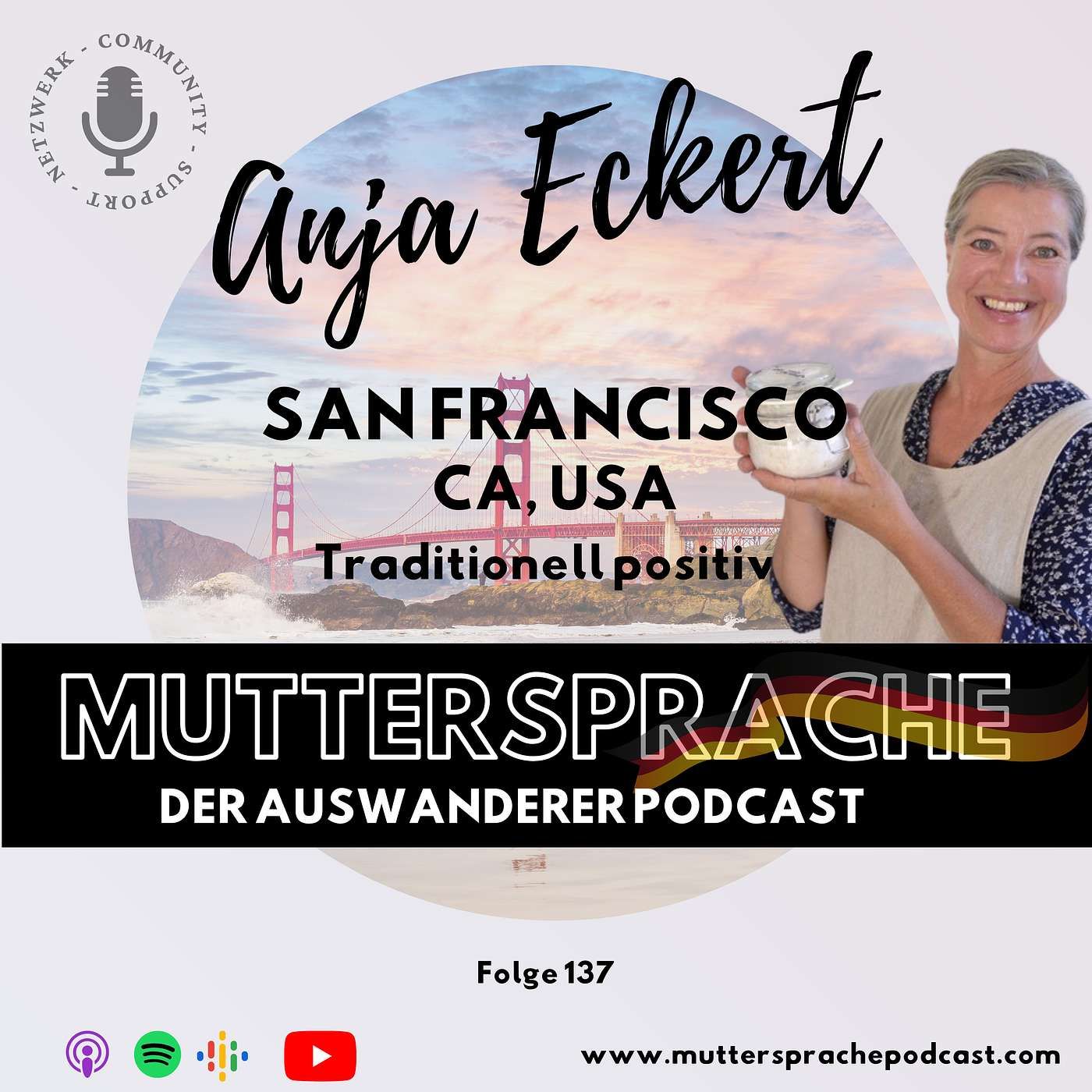 ANJA ECKERT: Traditionell positiv - San Francisco, CA, USA