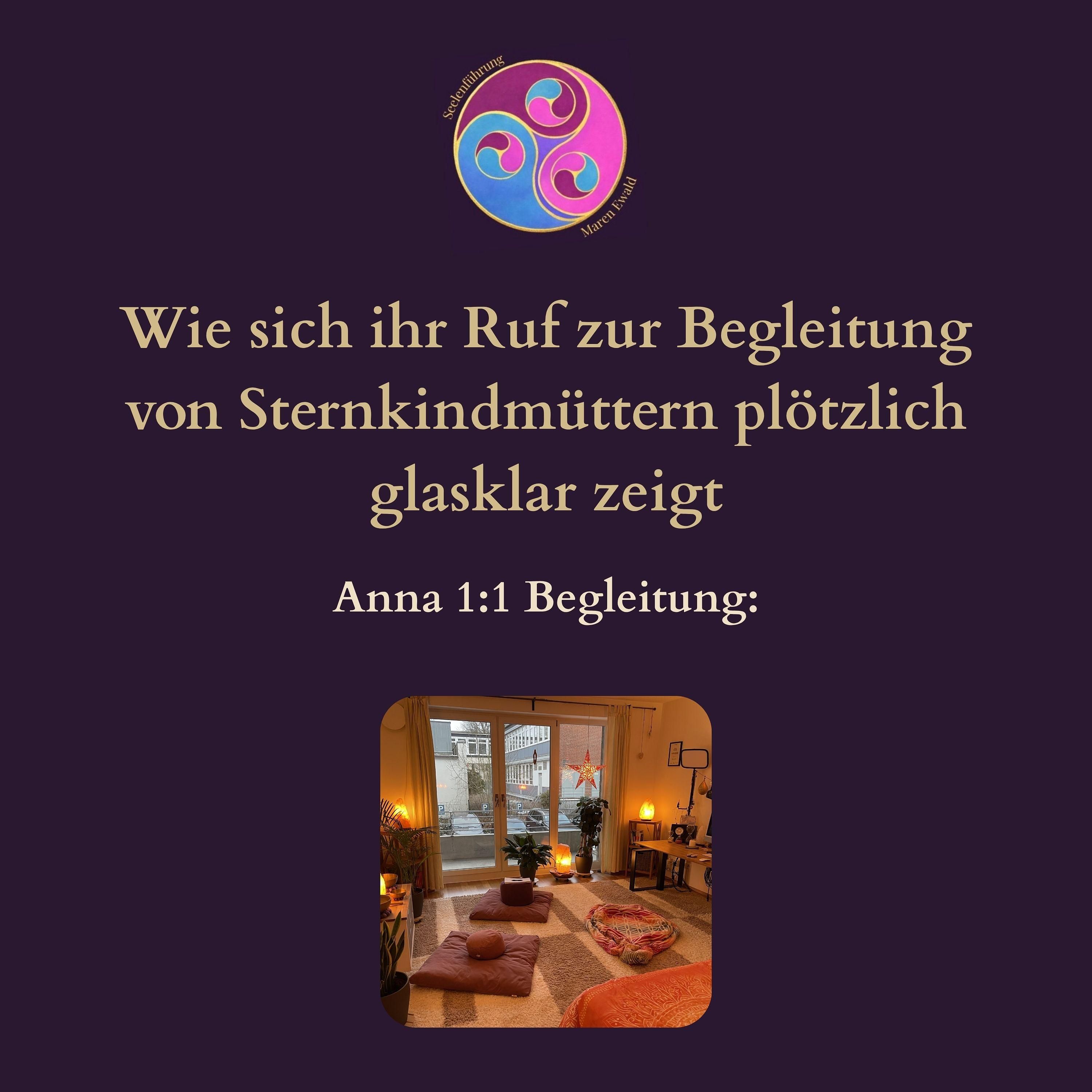 Anna 1:1 Begleitung: Wie sich ihr Ruf zur Begleitung von Sternkindmüttern plötzlich glasklar zeigt