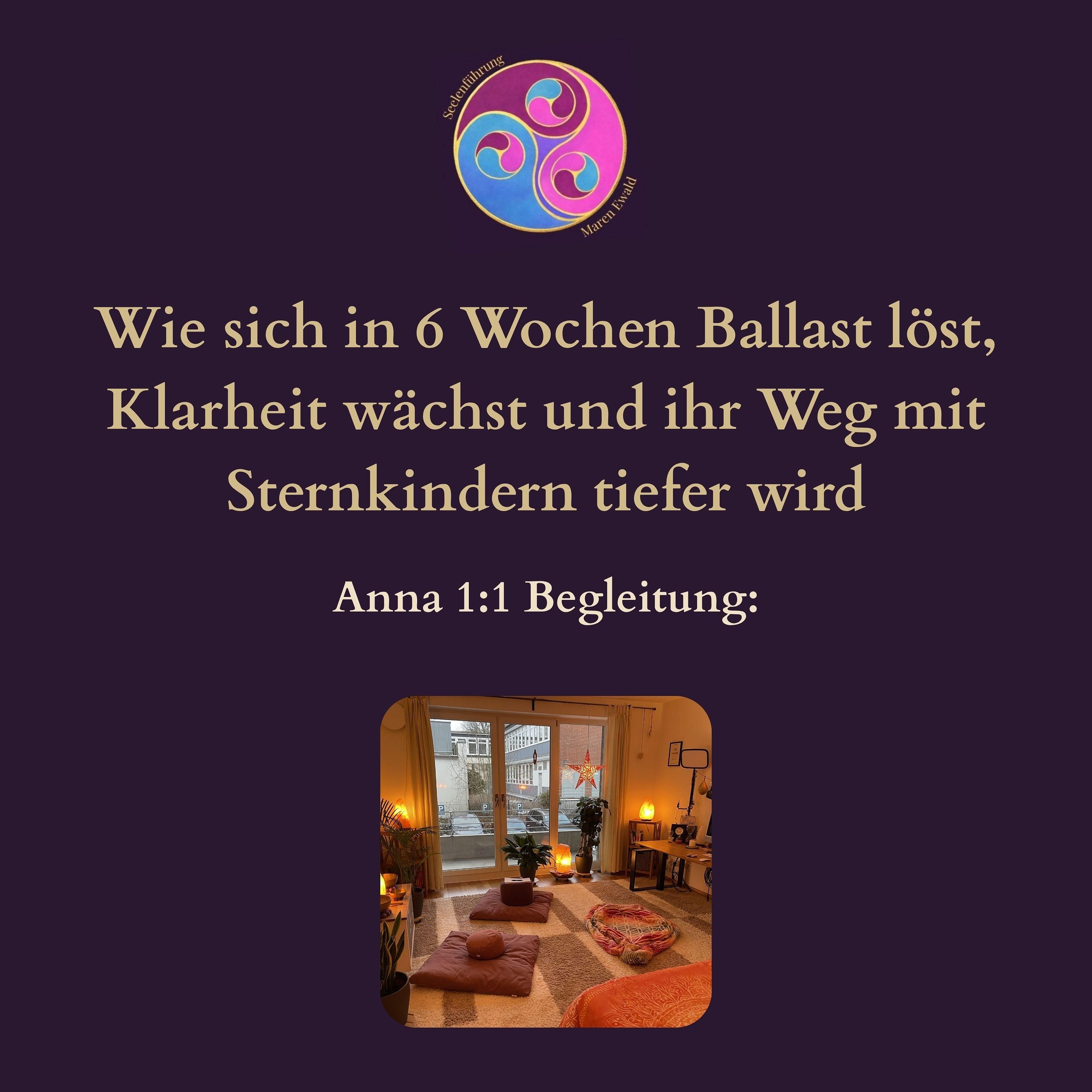 Anna 1:1 Begleitung: Wie sich in 6 Wochen Ballast löst, Klarheit wächst und ihr Weg mit Sternkindern tiefer wird