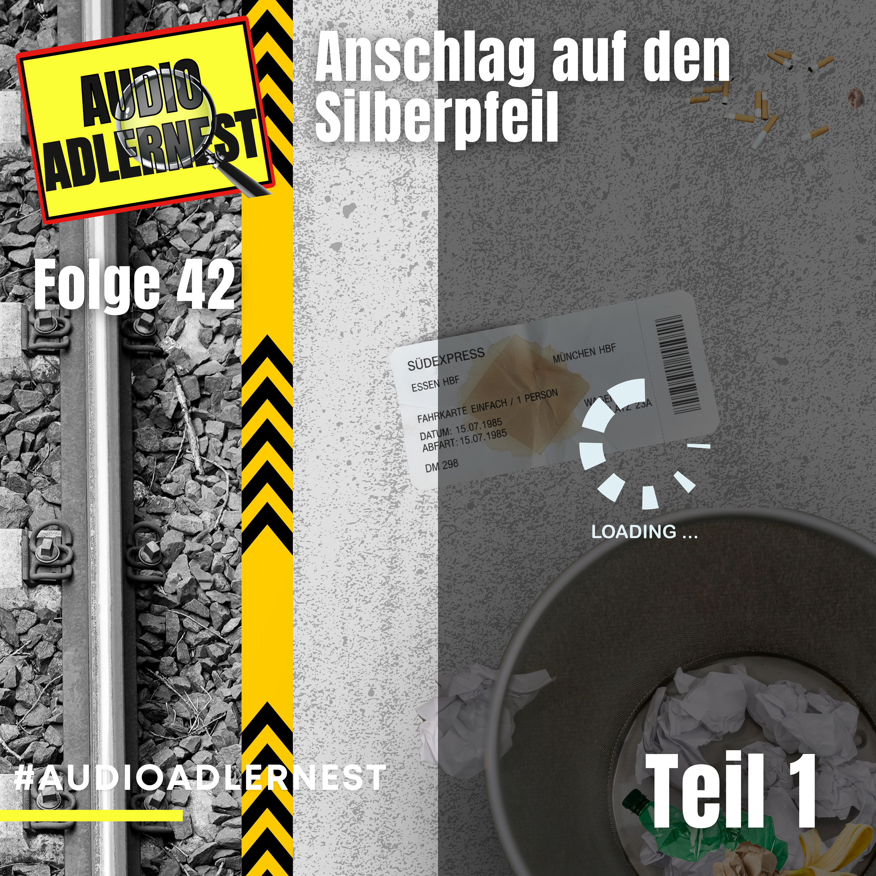 Anschlag auf den Silberpfeil - Teil 1 - TKKG Folge 42 - Audio Adlernest (#114)