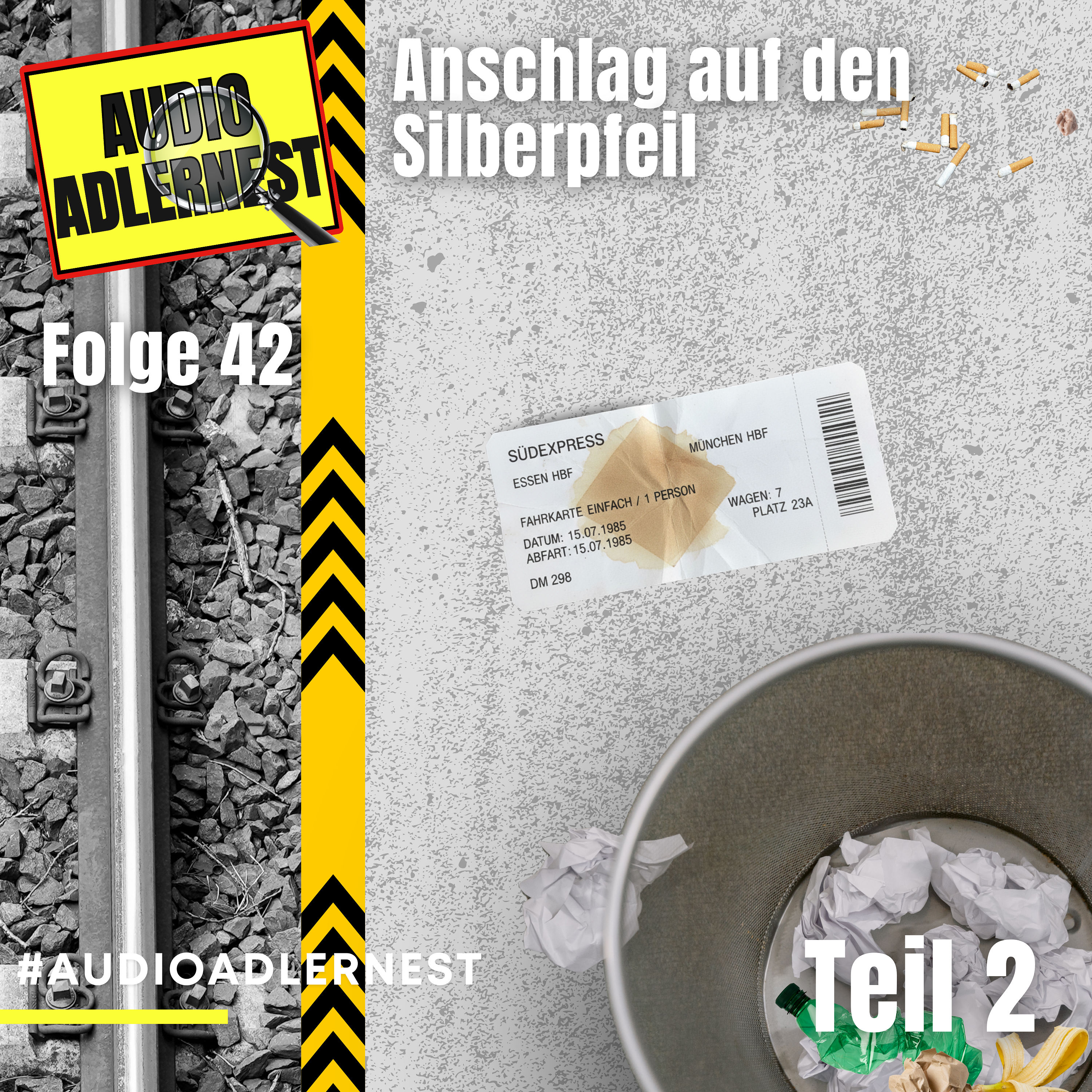 Anschlag auf den Silberpfeil - Teil 2 - TKKG Folge 42 - Audio Adlernest (#115)