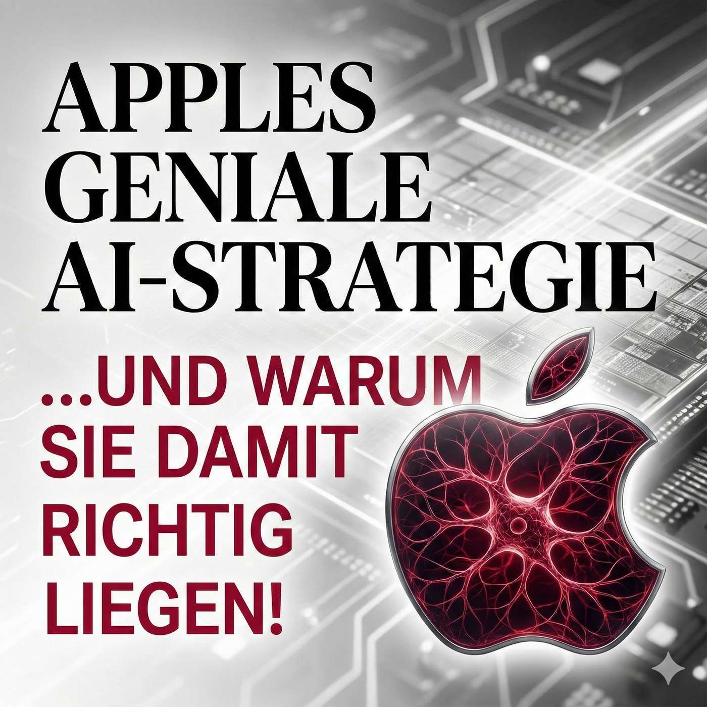 Apples geniale AI-Strategie und warum sie damit richtig liegen!