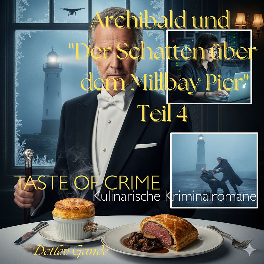 Archibald und "Der Schatten über dem Millbay Pier" 4. Teil Ein kulinarischer Kriminalroman