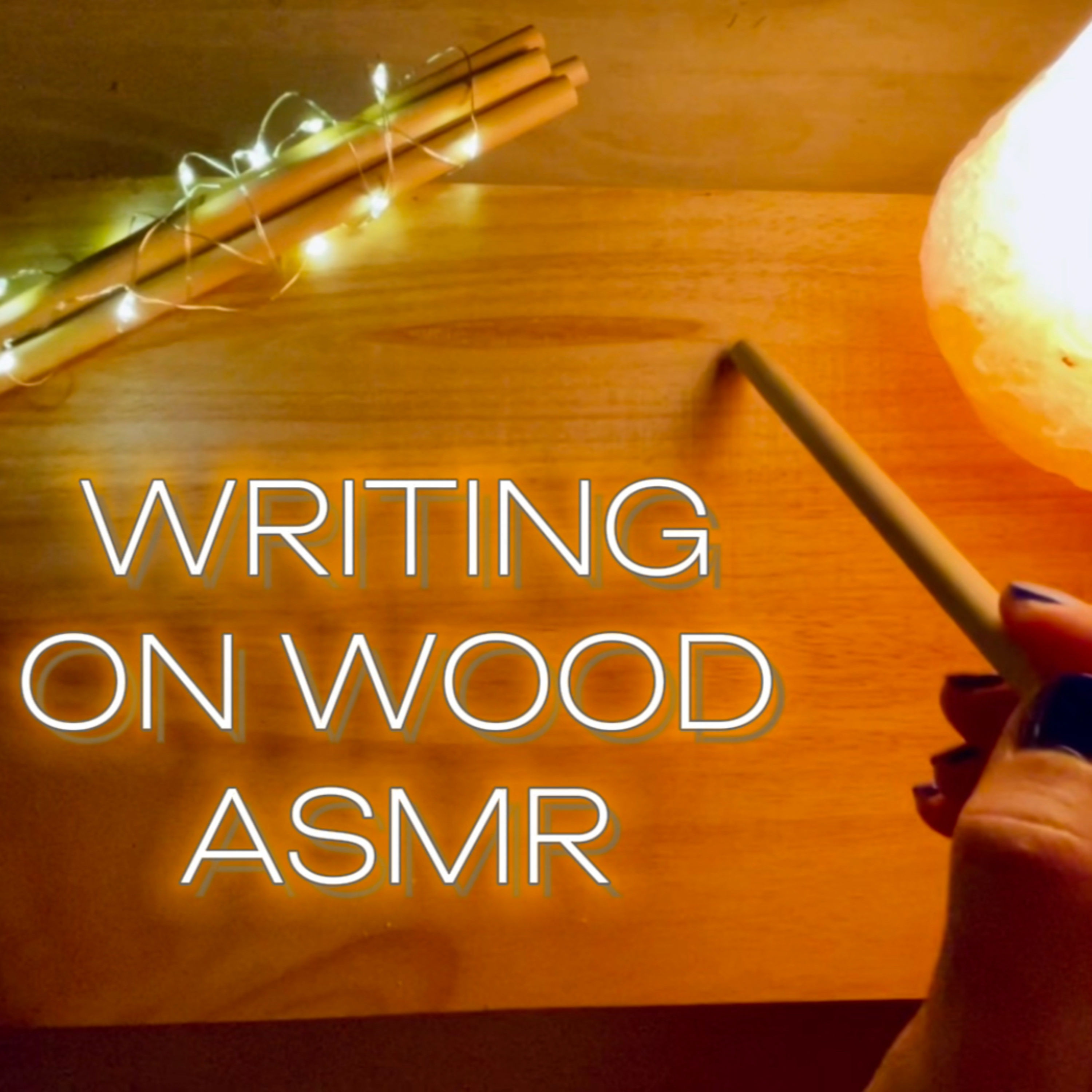 ASMR: Writing You a Secret Letter on Wood - Relaxing Wood Writing Sounds for Sleep 🪵🎵