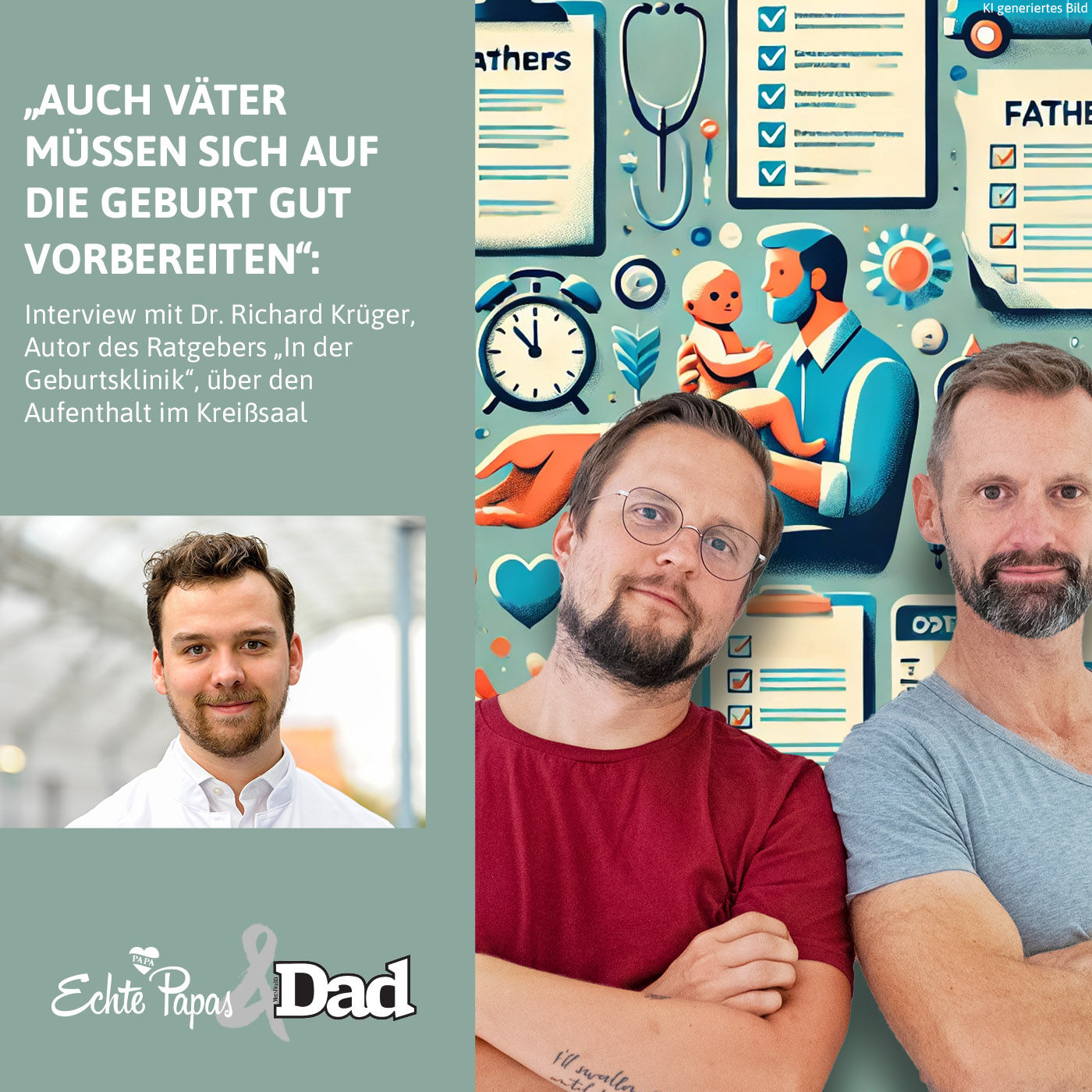 „Auch Väter müssen sich auf die Geburt gut vorbereiten“: Interview mit Buchautor Dr. Richard Krüger