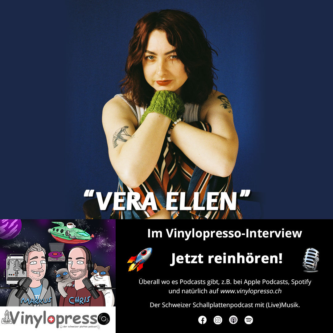 Auf dem vinylen Reiseführer nach Neuseeland zu Vera Ellen