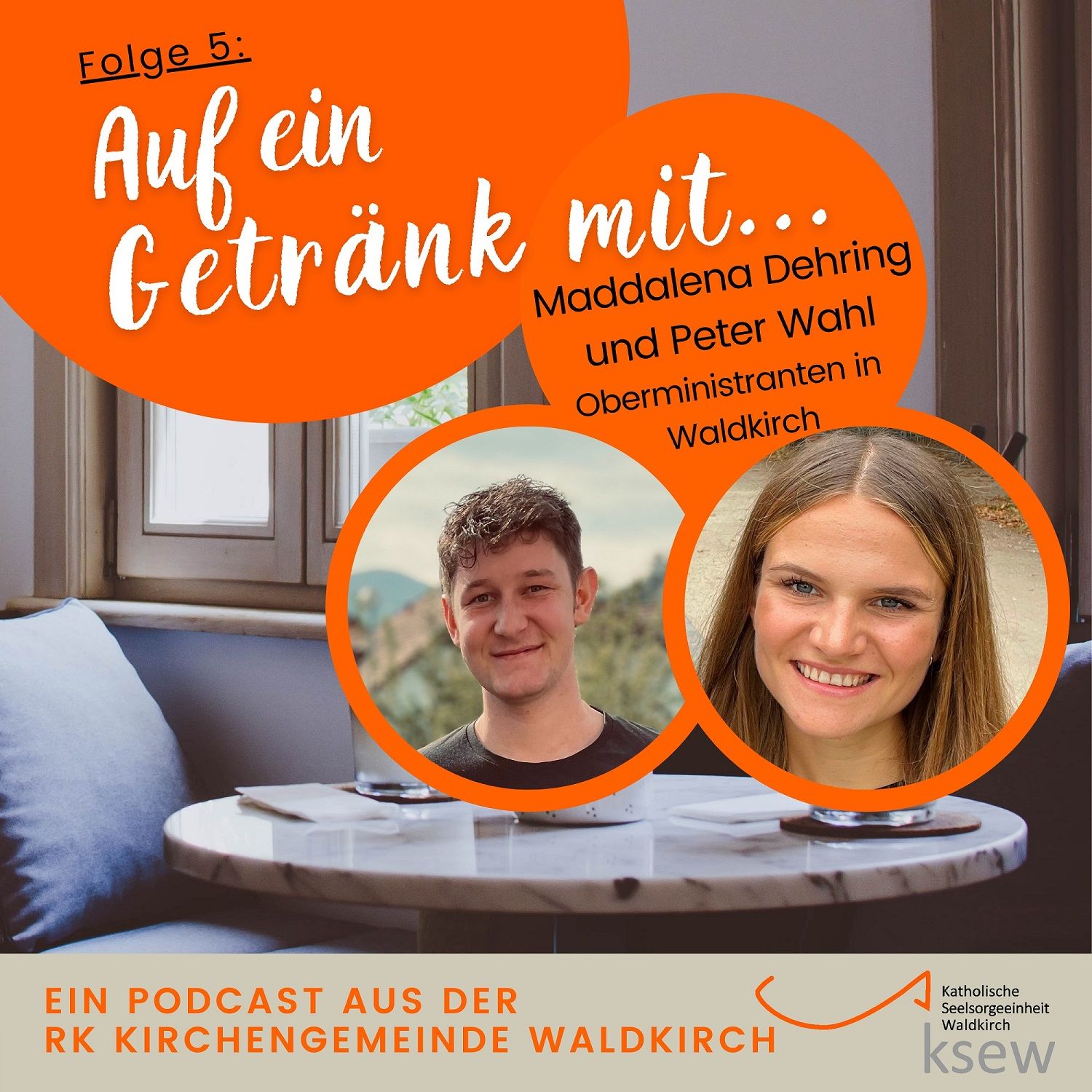 Auf ein Getränk mit … Maddalena Dehring und Peter Wahl