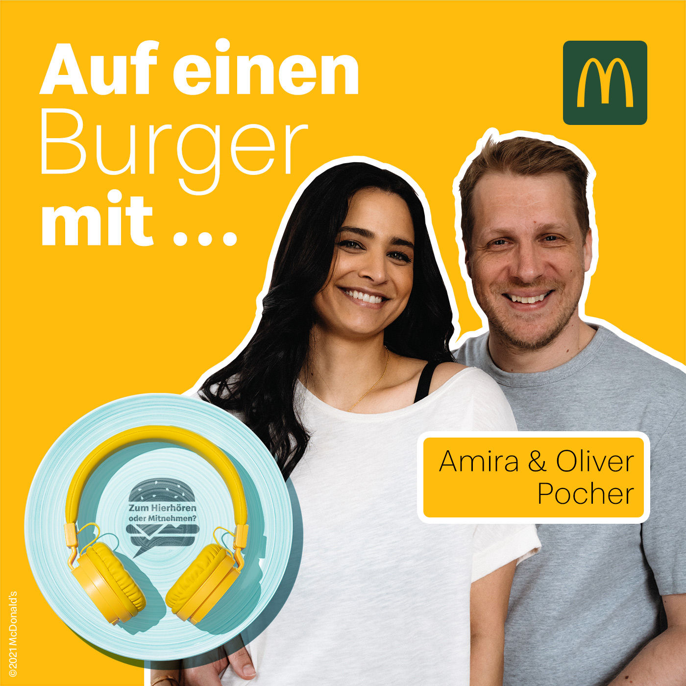 Auf einen Burger mit ... Amira & Oliver Pocher