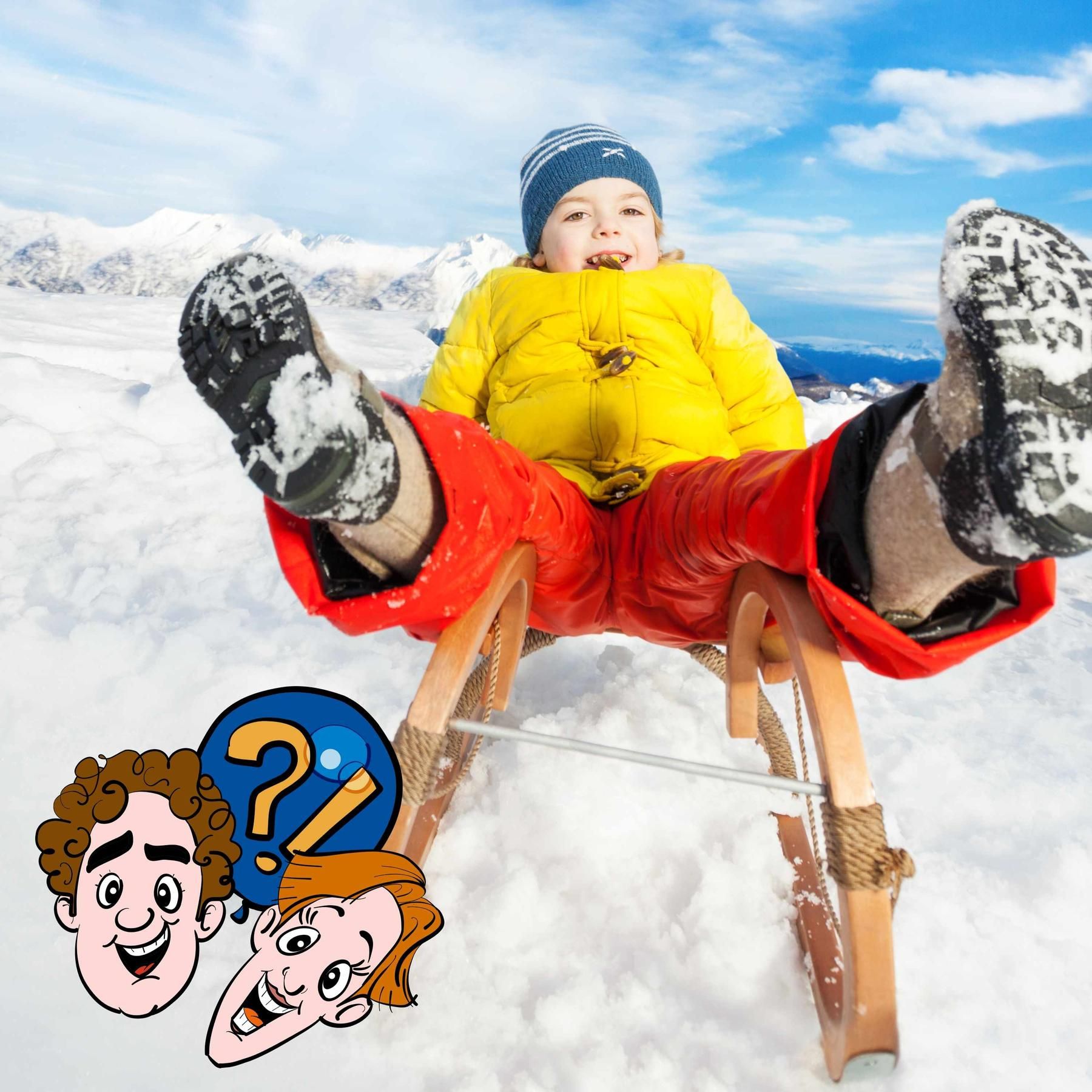 Auf was kann man einen Berg runterrutschen außer einem Schlitten?