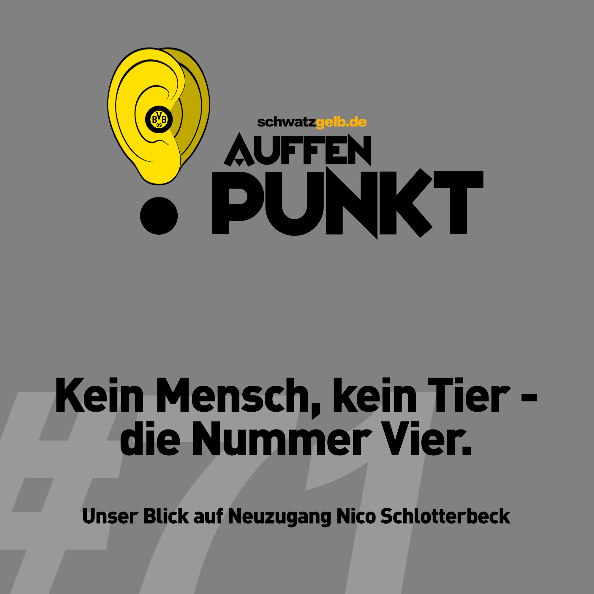 Auffen Punkt #71: Kein Mensch, kein Tier - die Nummer Vier.