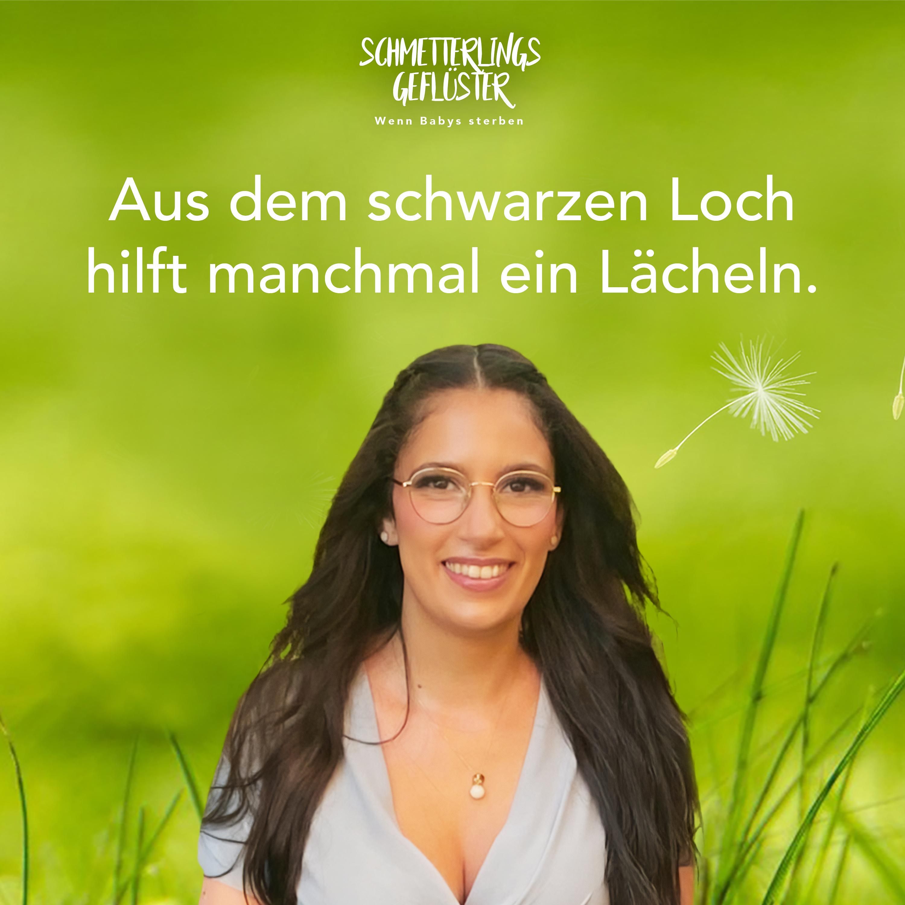 Aus dem schwarzen Loch hilft manchmal ein Lächeln.