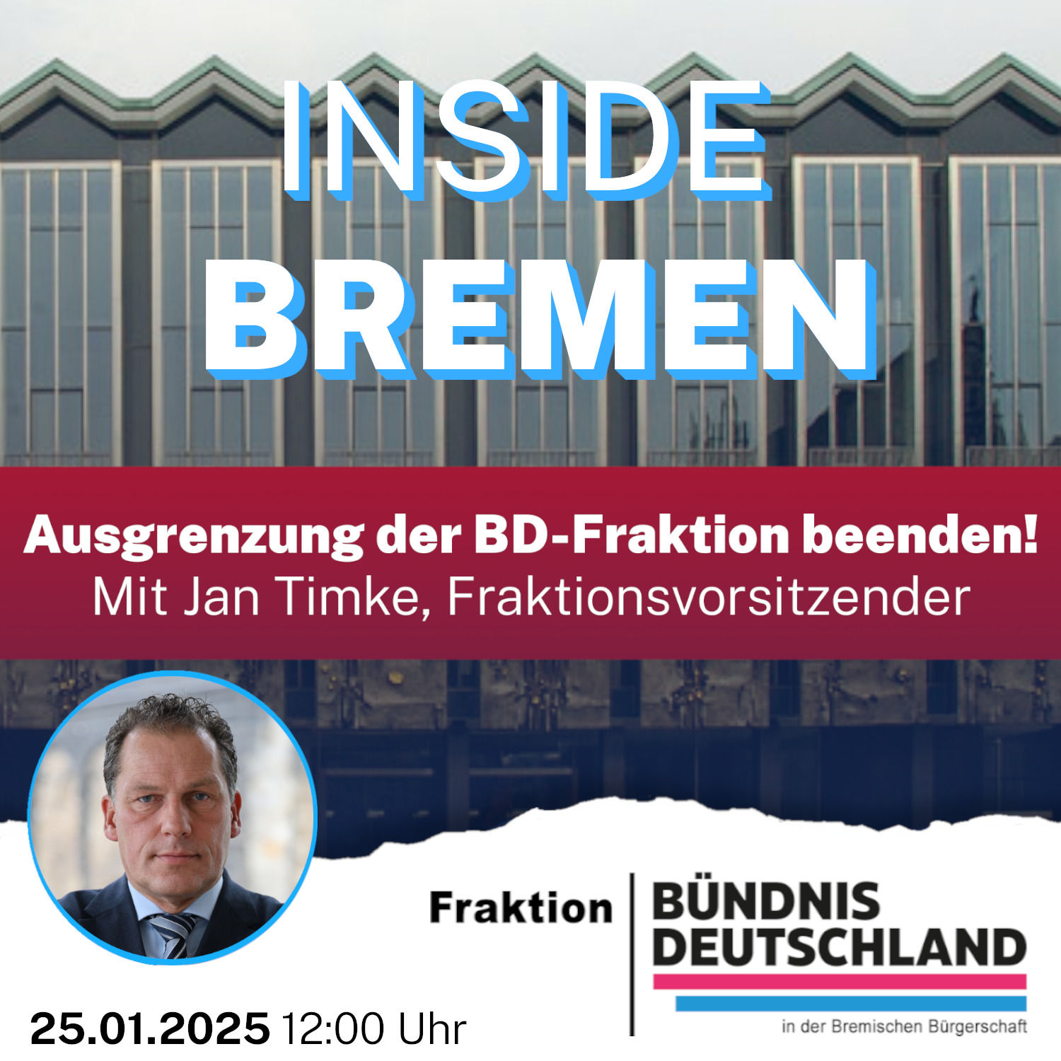 Ausgrenzung der BD-Fraktion beenden!