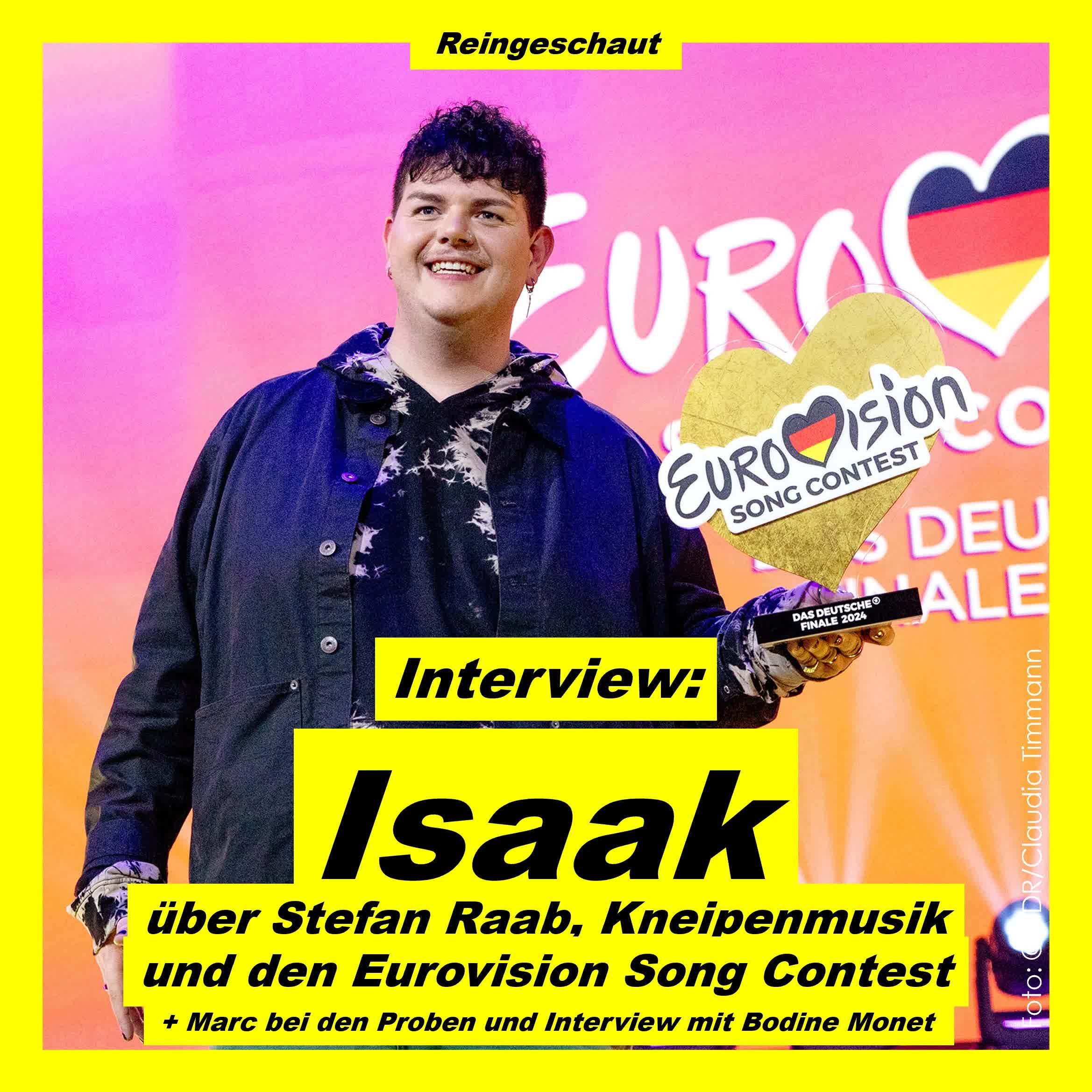 Backstage beim ESC-Vorentscheid 2024 inkl. Interviews mit Isaak und Bodine Monet + Marcs Analysen der Probe