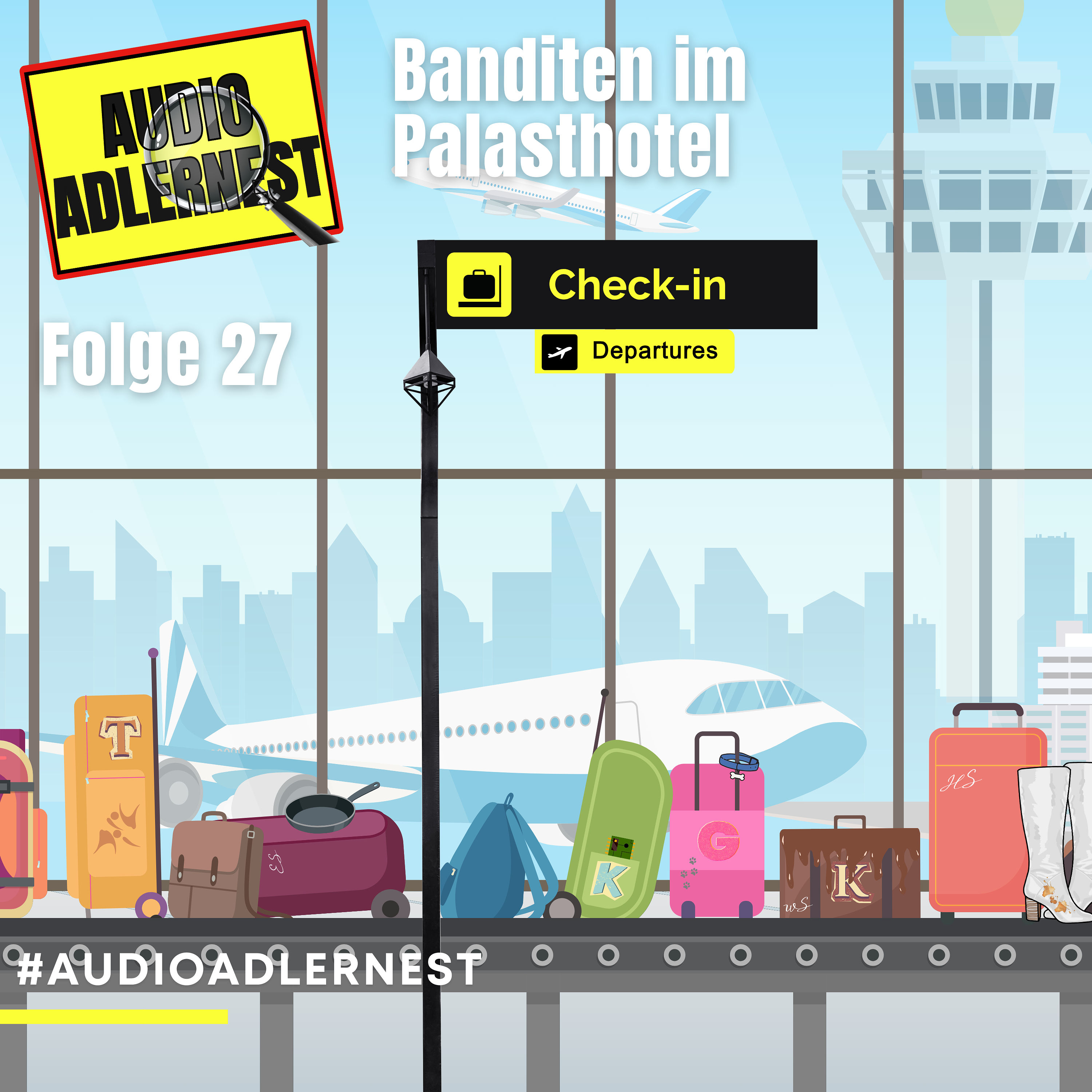 Banditen im Palasthotel - TKKG Folge 27 - Audio Adlernest (#064)