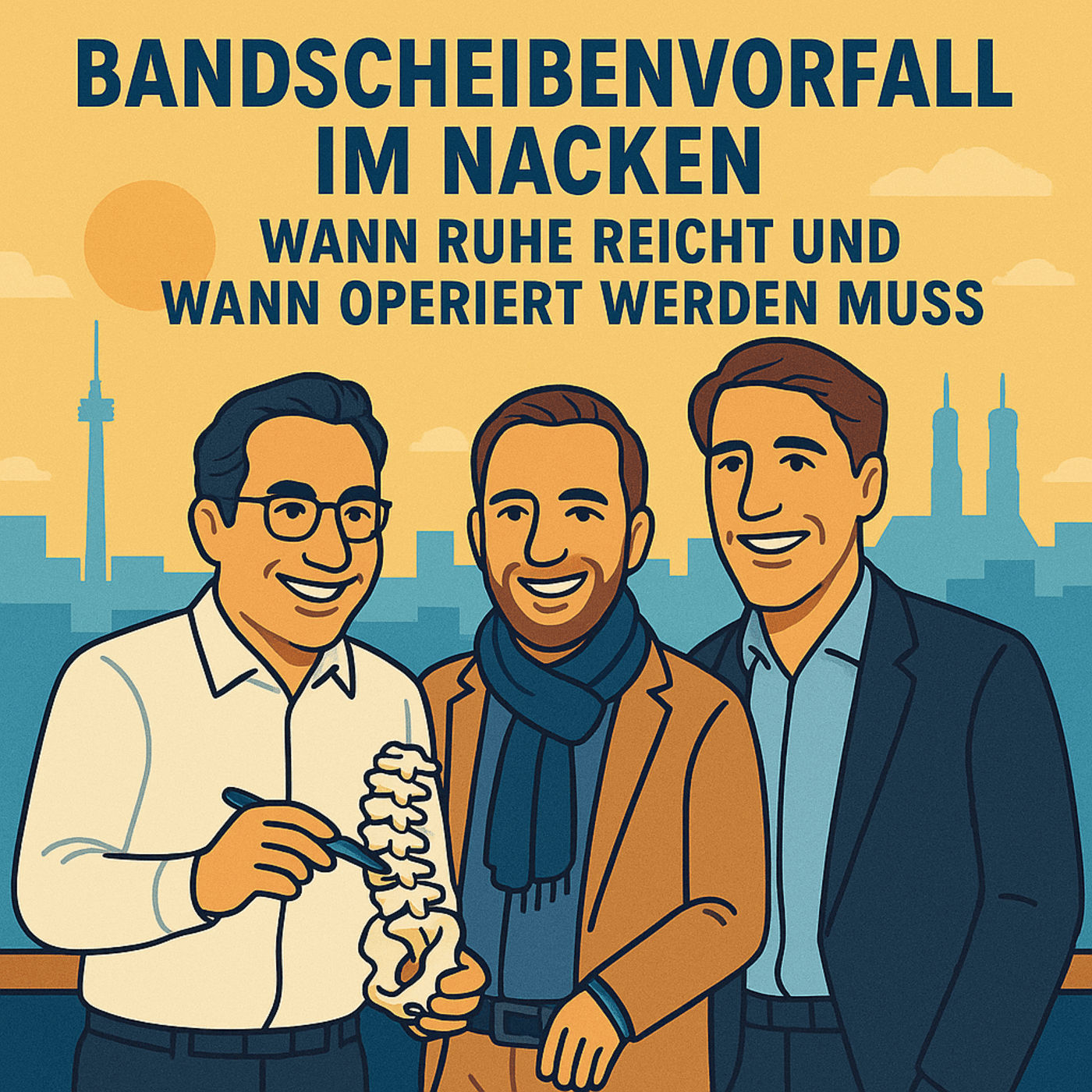 Bandscheibenvorfall im Nacken – wann Ruhe reicht und wann operiert werden muss / Gast: Dr. med. Ardavan Ardeshiri