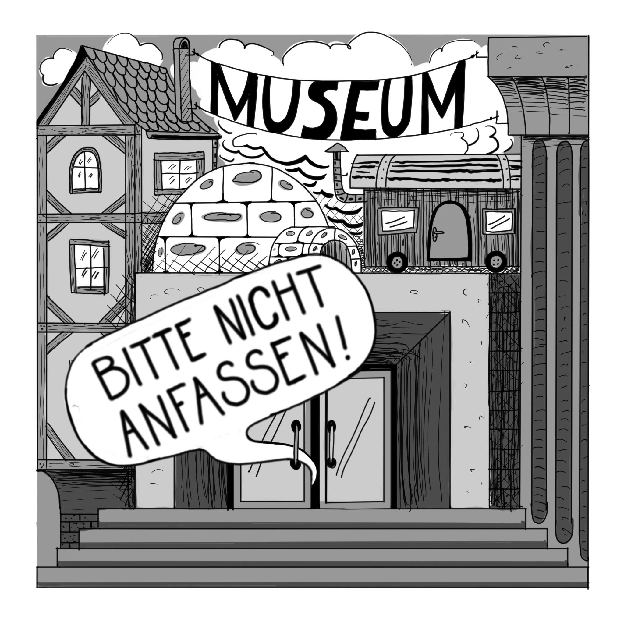 Barfuß durchs Moor auf der Suche nach Exponaten - das Wurzelmuseum in Tremmersdorf