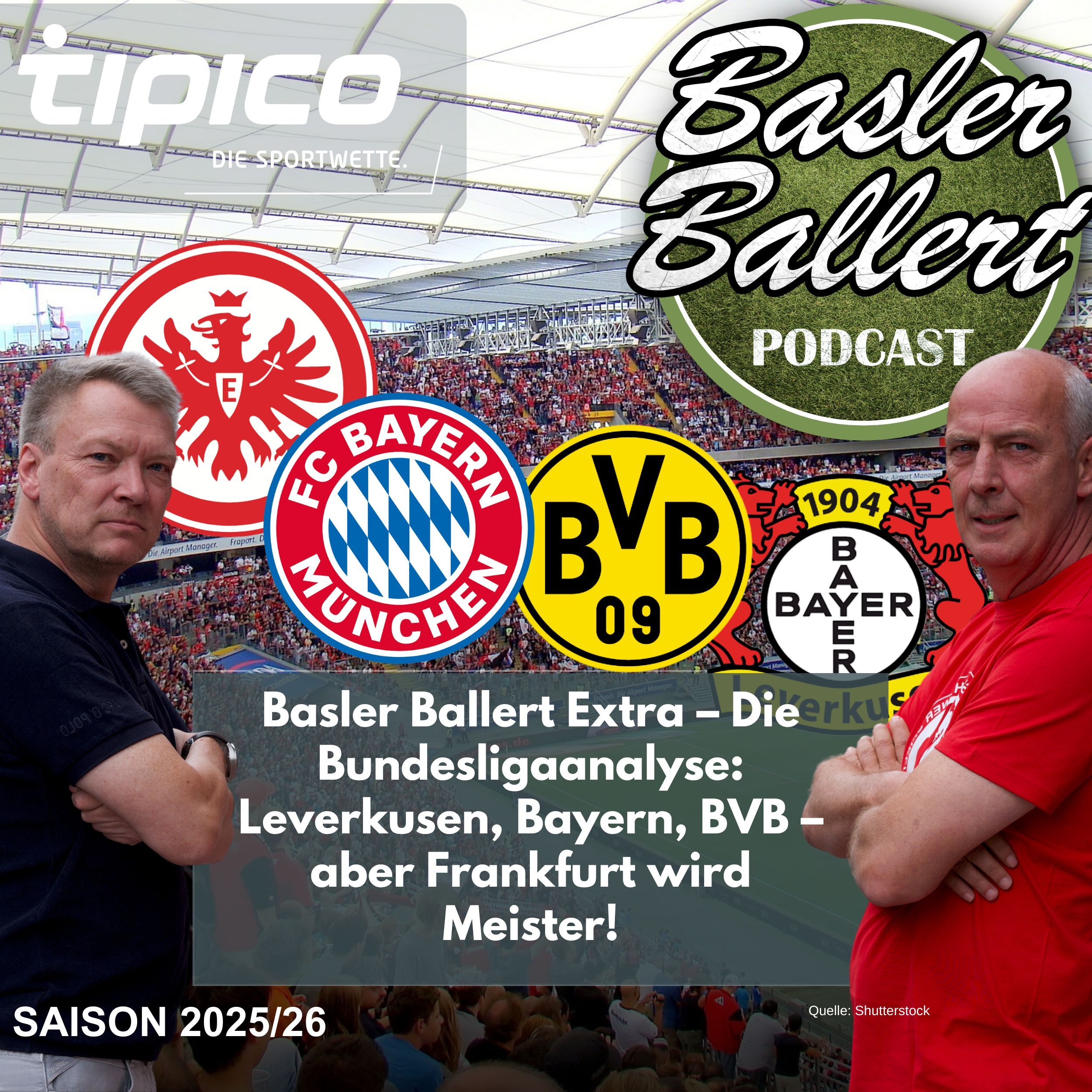 Basler Ballert Extra – Die Bundesligaanalyse: Leverkusen, Bayern, BVB – aber Frankfurt wird Meister!