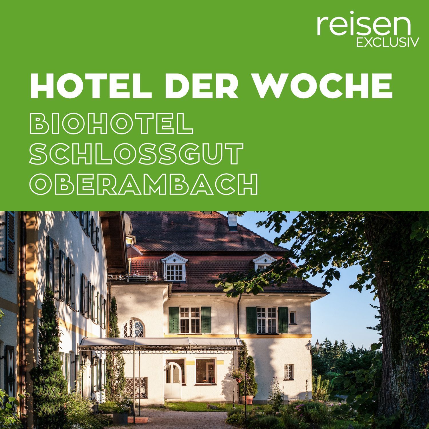 Bayern: Schlossgut Oberambach am Starnberger See