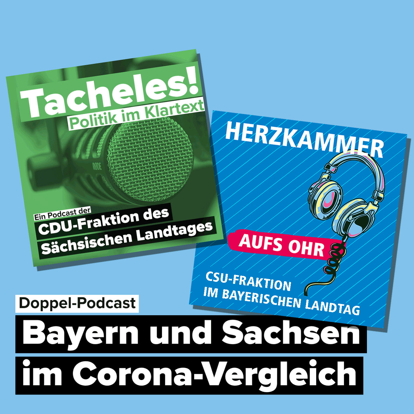 Bayern und Sachsen im Corona-Vergleich