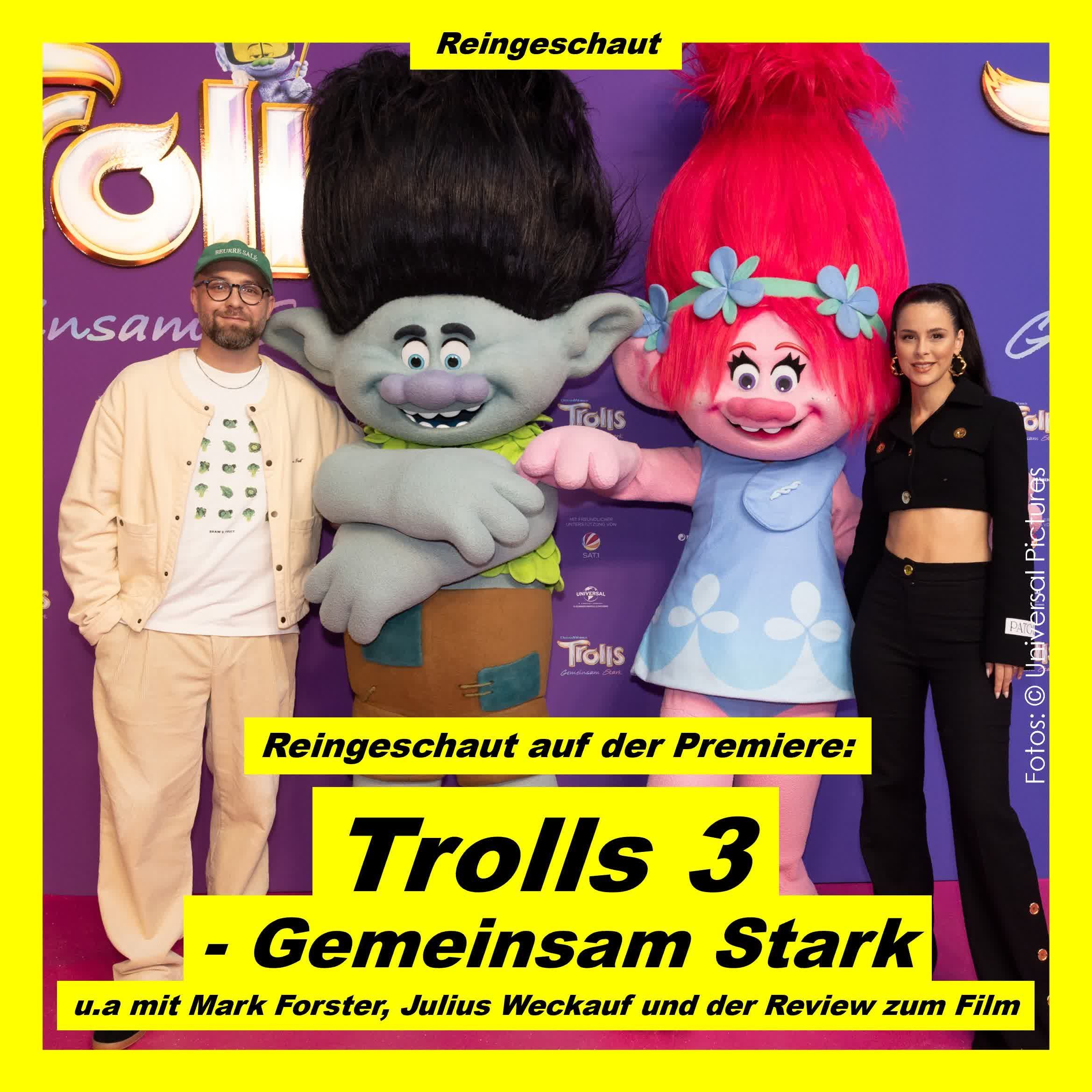 Bericht von der Premiere: "Trolls 3" u.a. mit Mark Forster und der Review zum Film