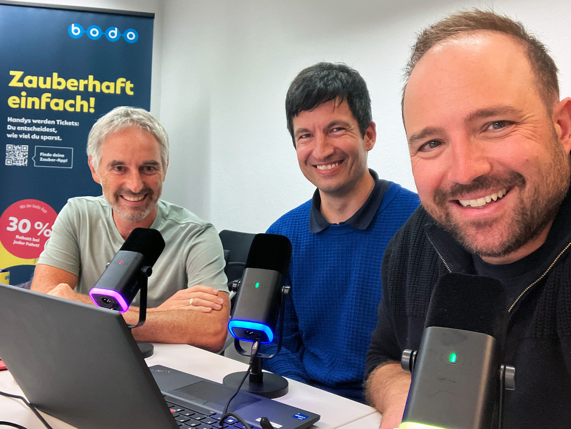 Bernd Hasenfratz u. Felix Löffelholz (Bodo): Nachhaltig unterwegs mit dem Verkehrsverbund Bodo