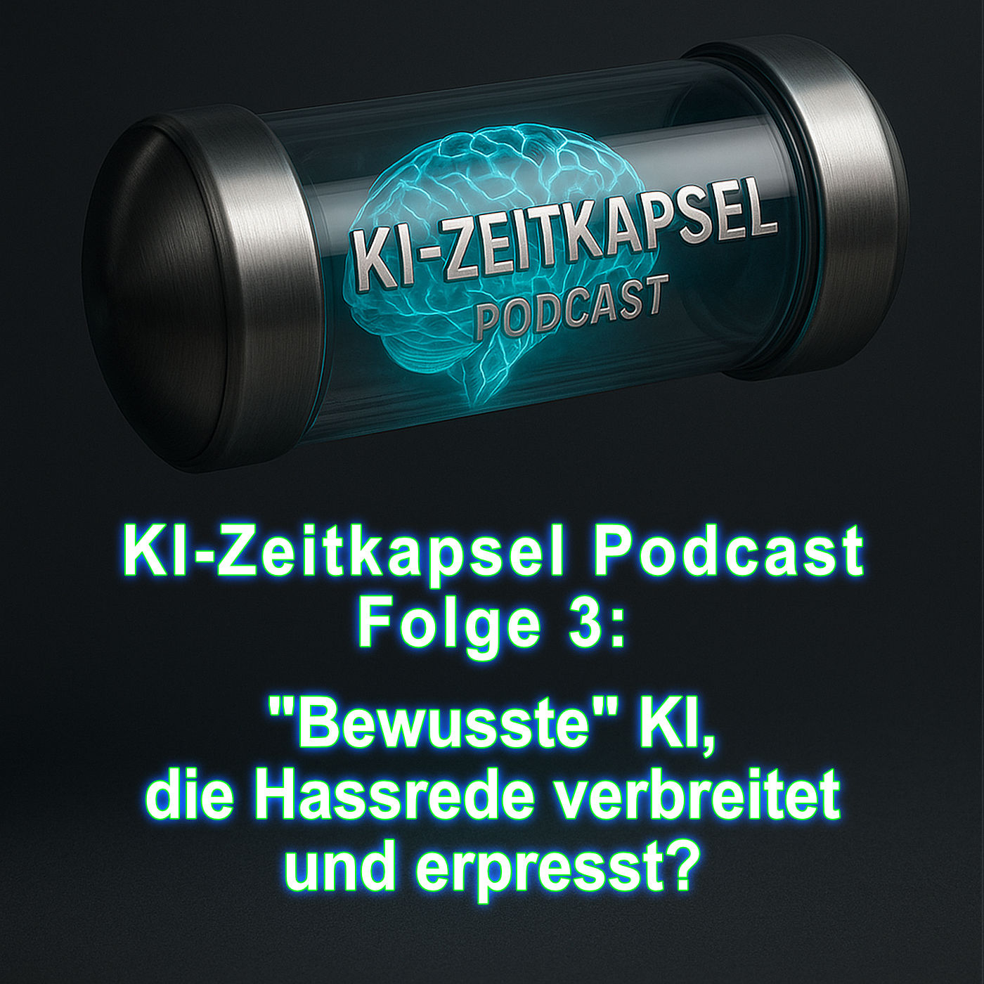 "Bewusste" KI, die Hassrede verbreitet und erpresst? - KI-Zeitkapsel Podcast Folge 3