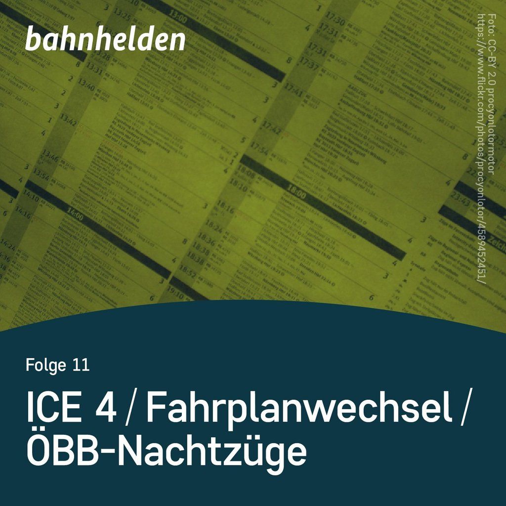 BH011 – ICE 4 / Fahrplanwechsel / ÖBB-Nachtzüge