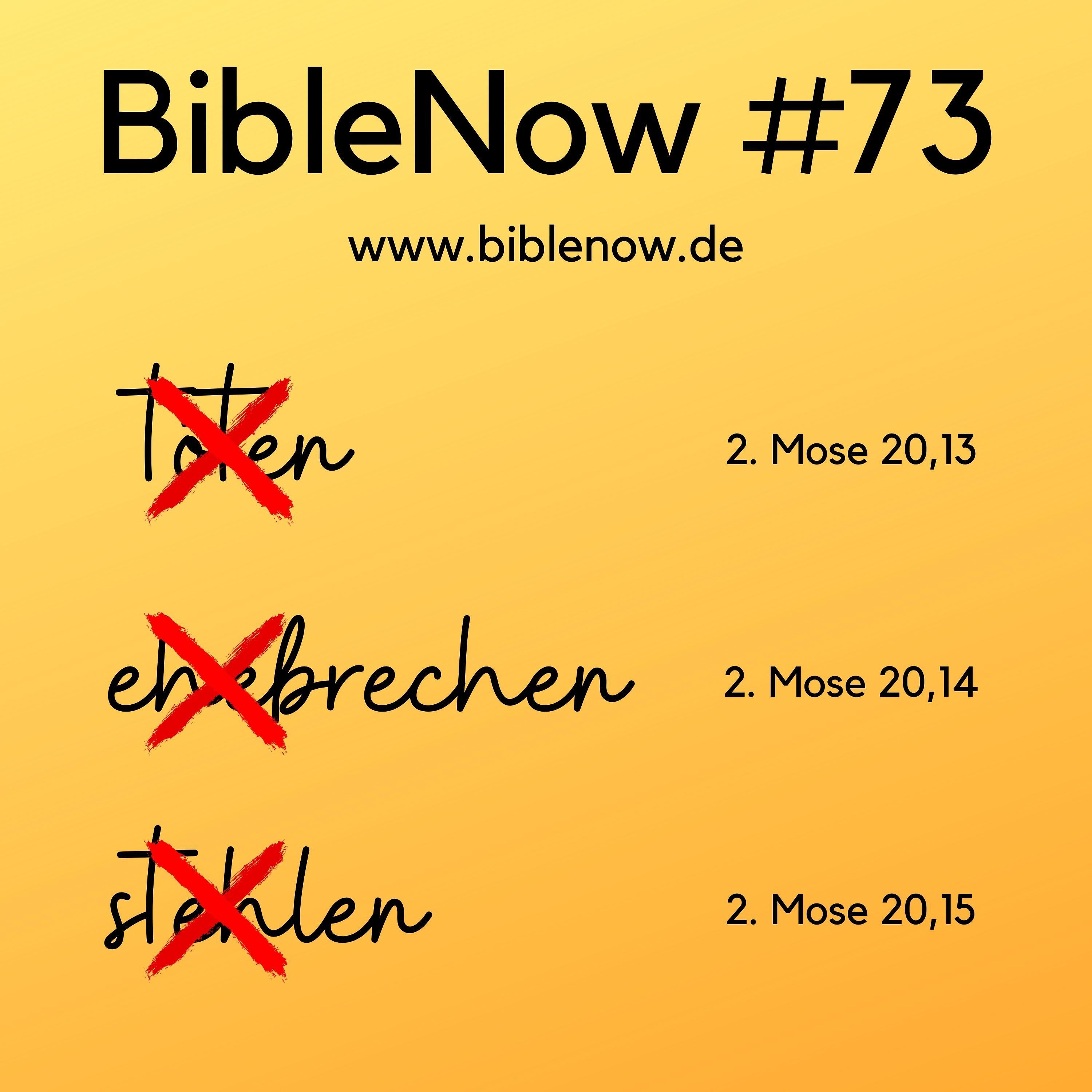 BibleNow #73: 2. Mose 20,13-15