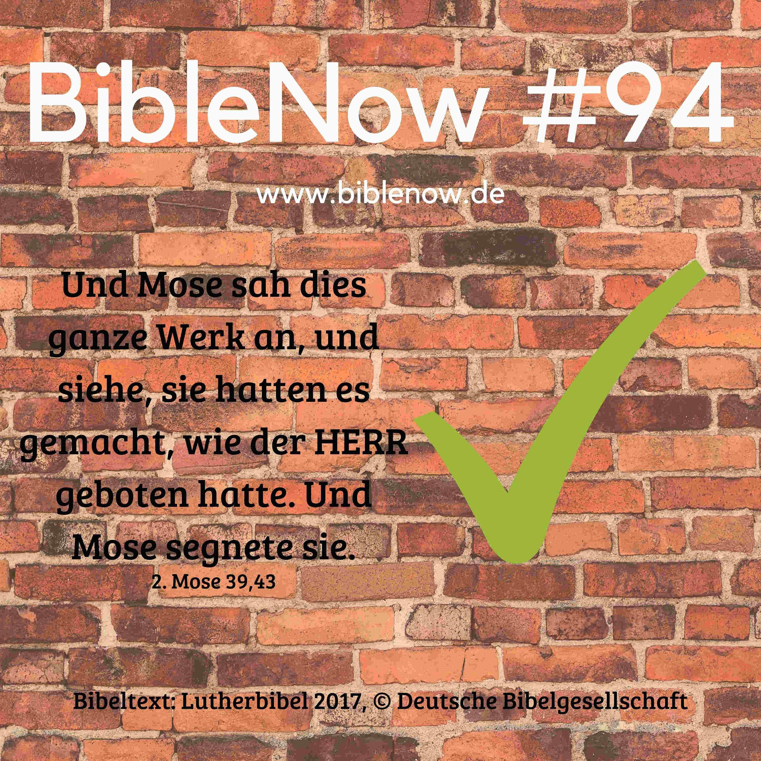 BibleNow #94: 2. Mose 38,21-39,43