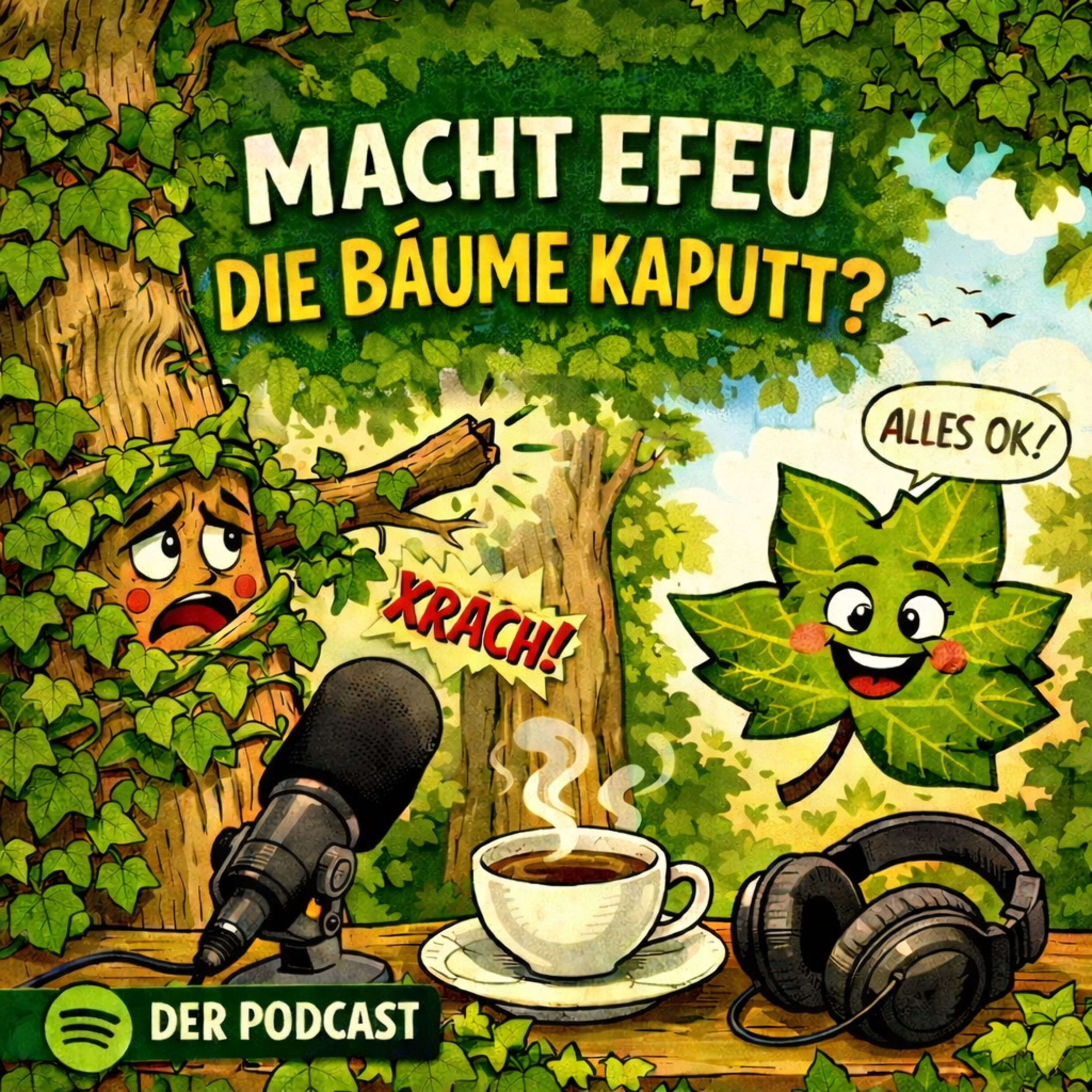 Bist du Freund oder Schmarotzer? Macht Efeu die Bäume kaputt?