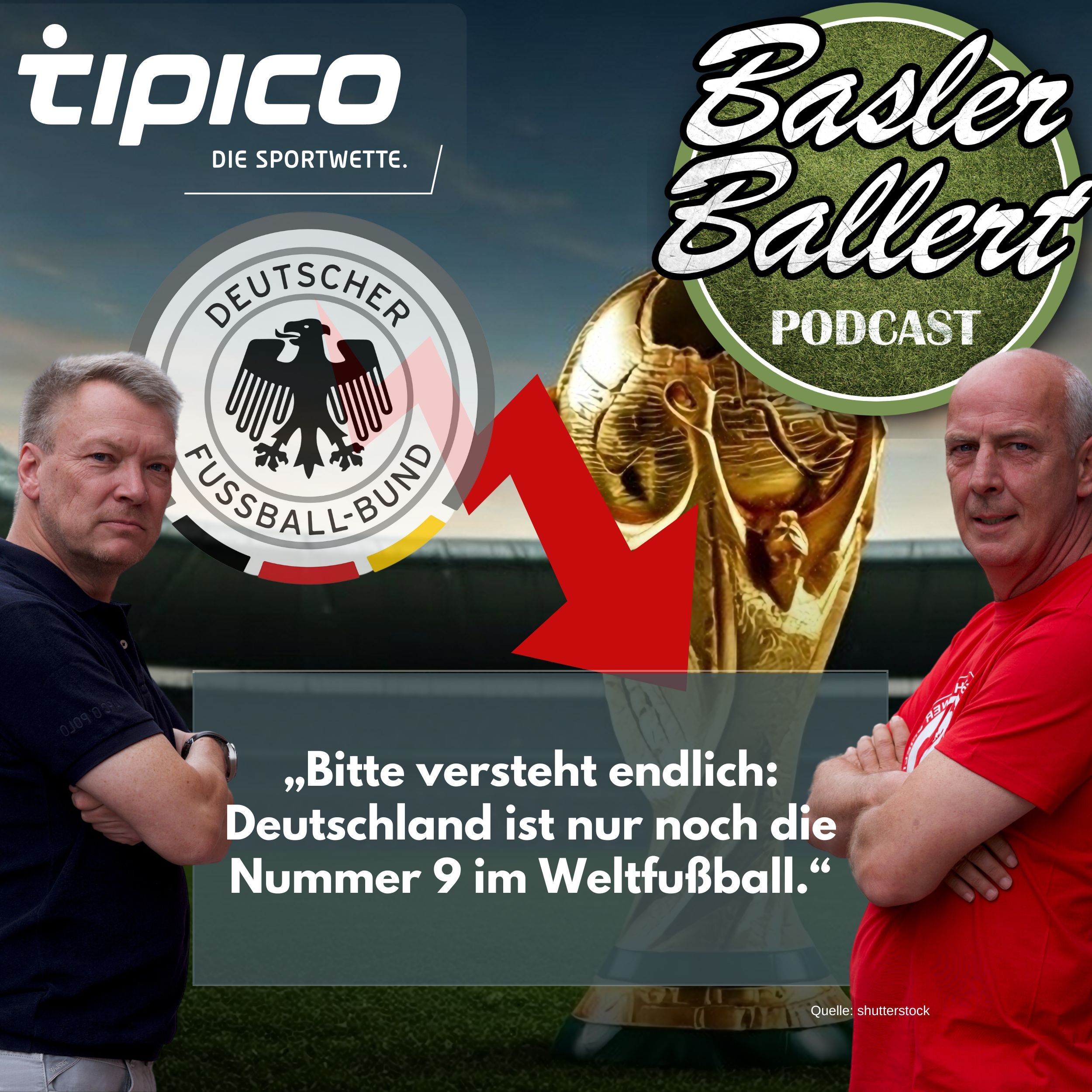 Bitte versteht endlich: Deutschland ist nur noch die Nummer 9 im Weltfußball.