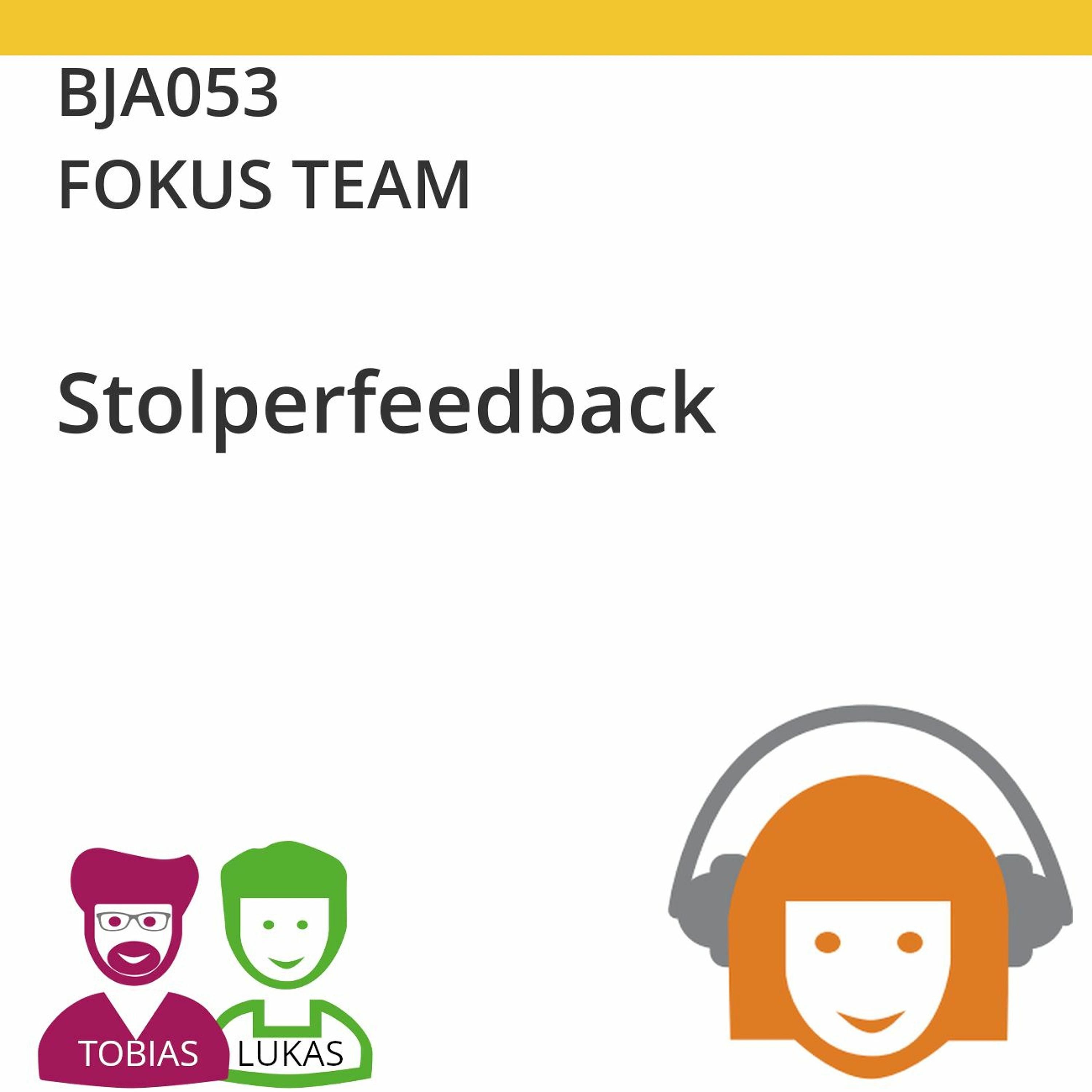 BJA053 | FOKUS TEAM - Stolperfeedback (Tobias Ranft & Lukas Steurer)