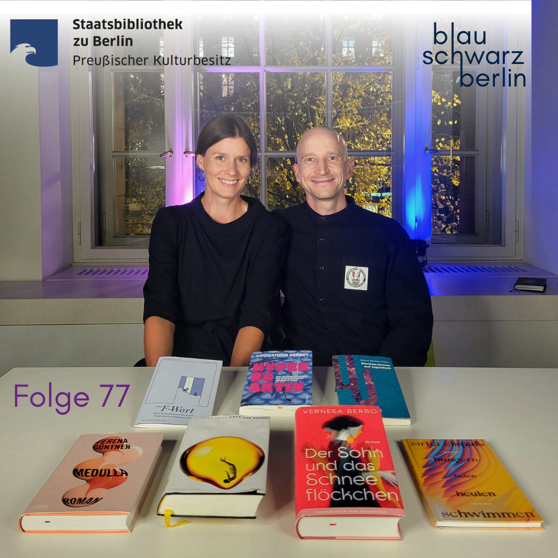 blauschwarzberlin. Der Literaturpodcast Folge #77 Oktober 2025