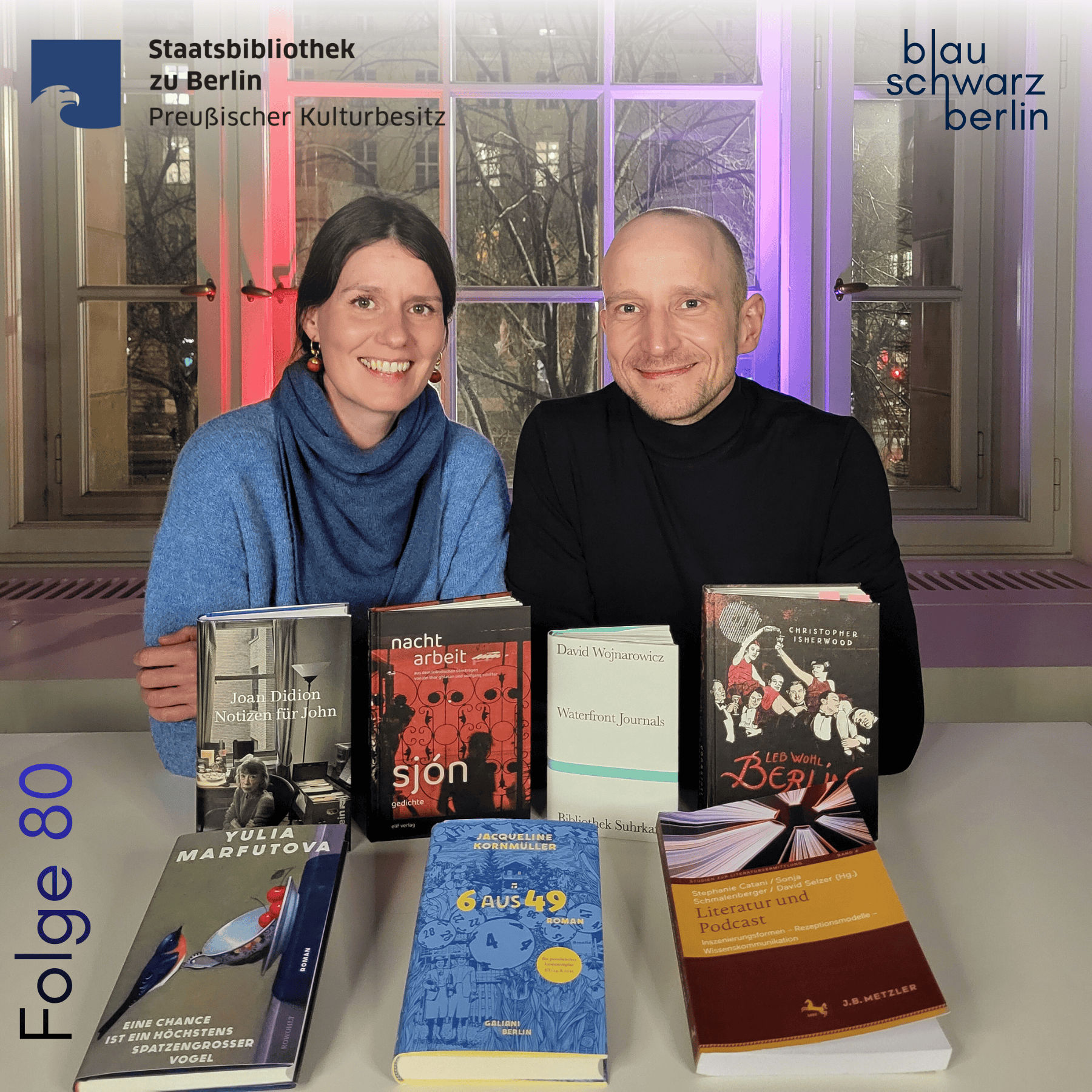 blauschwarzberlin. Der Literaturpodcast Folge #80 Januar 2026