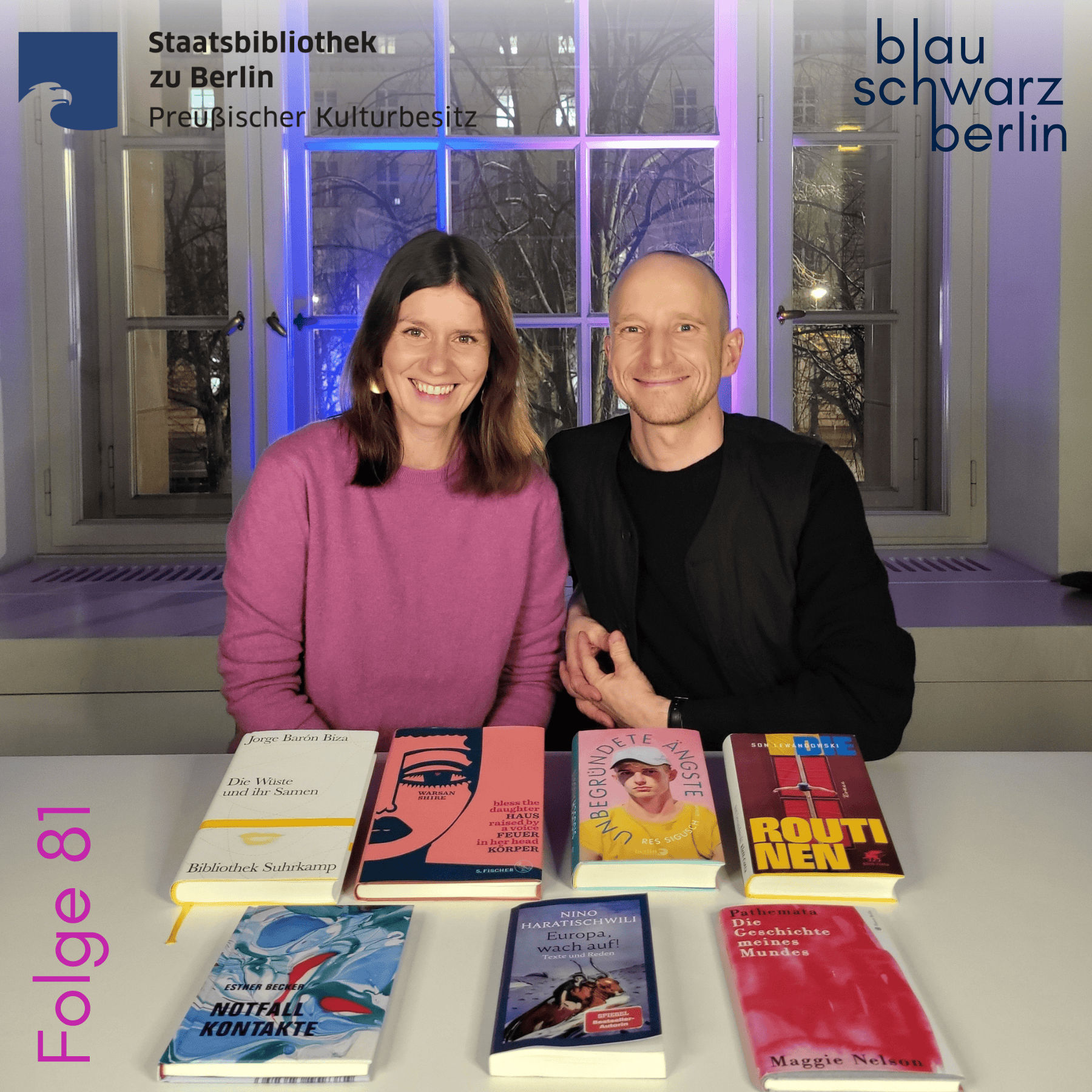blauschwarzberlin. Der Literaturpodcast Folge #81 Februar 2026