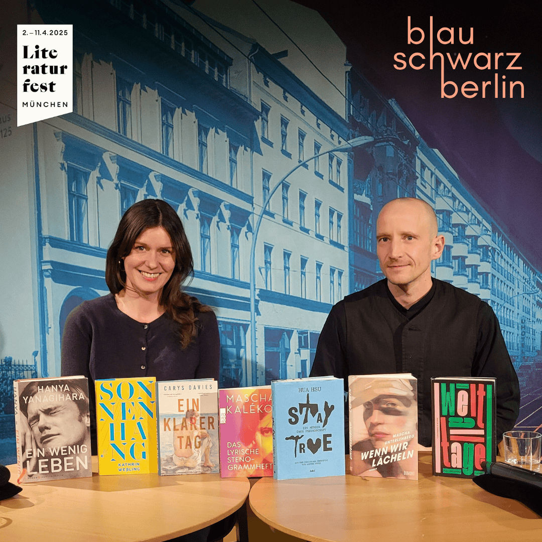 blauschwarzberlin. Der Literaturpodcast - zum Literaturfest München 2025