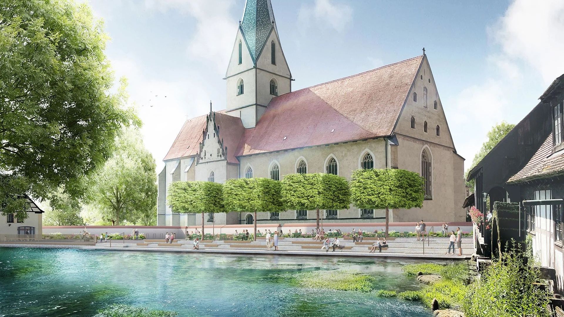 Blautopf in Blaubeuren gesperrt: Gastronomen in Sorge