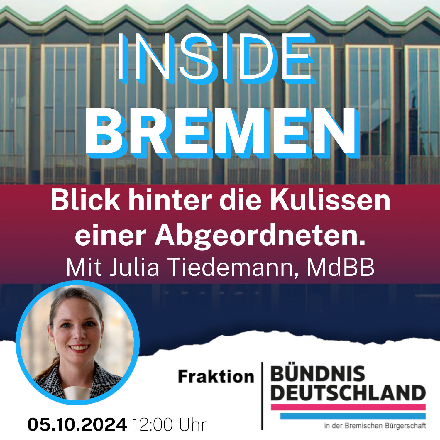 Blick hinter die Kulissen einer Abgeordneten.