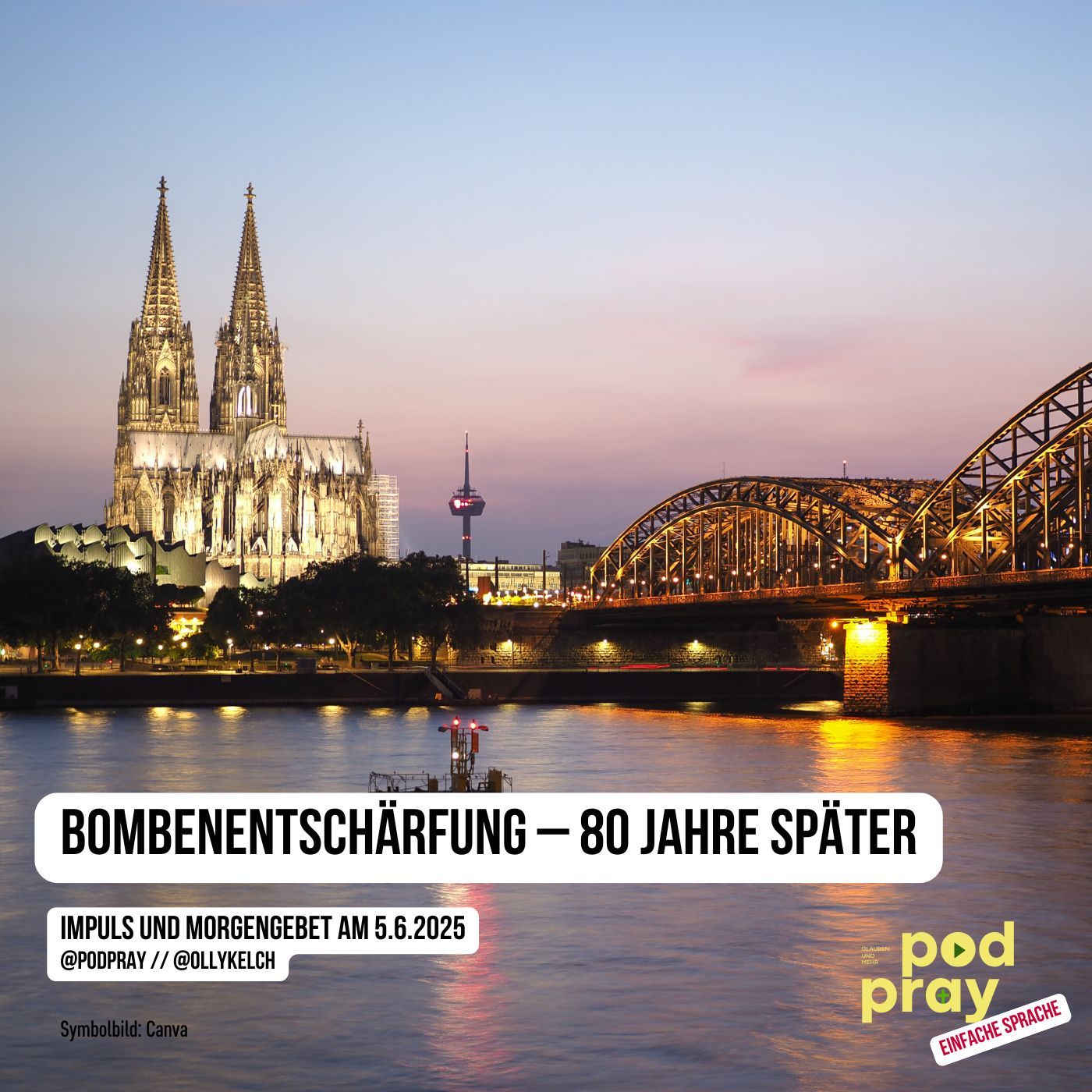 Bombenentschärfung in Köln – 80 Jahre später (5.6.2025)