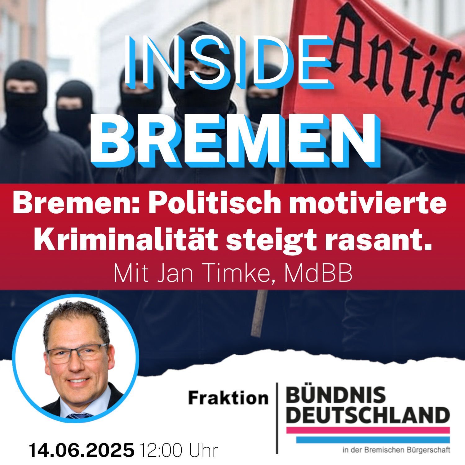 Bremen: Politisch motivierte Kriminalität steigt rasant.