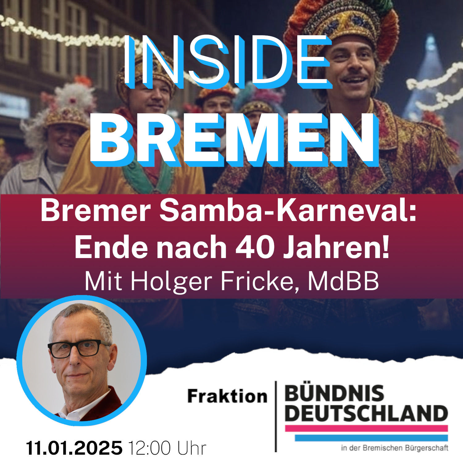 Bremer Samba-Karneval: Ende nach 40 Jahren!