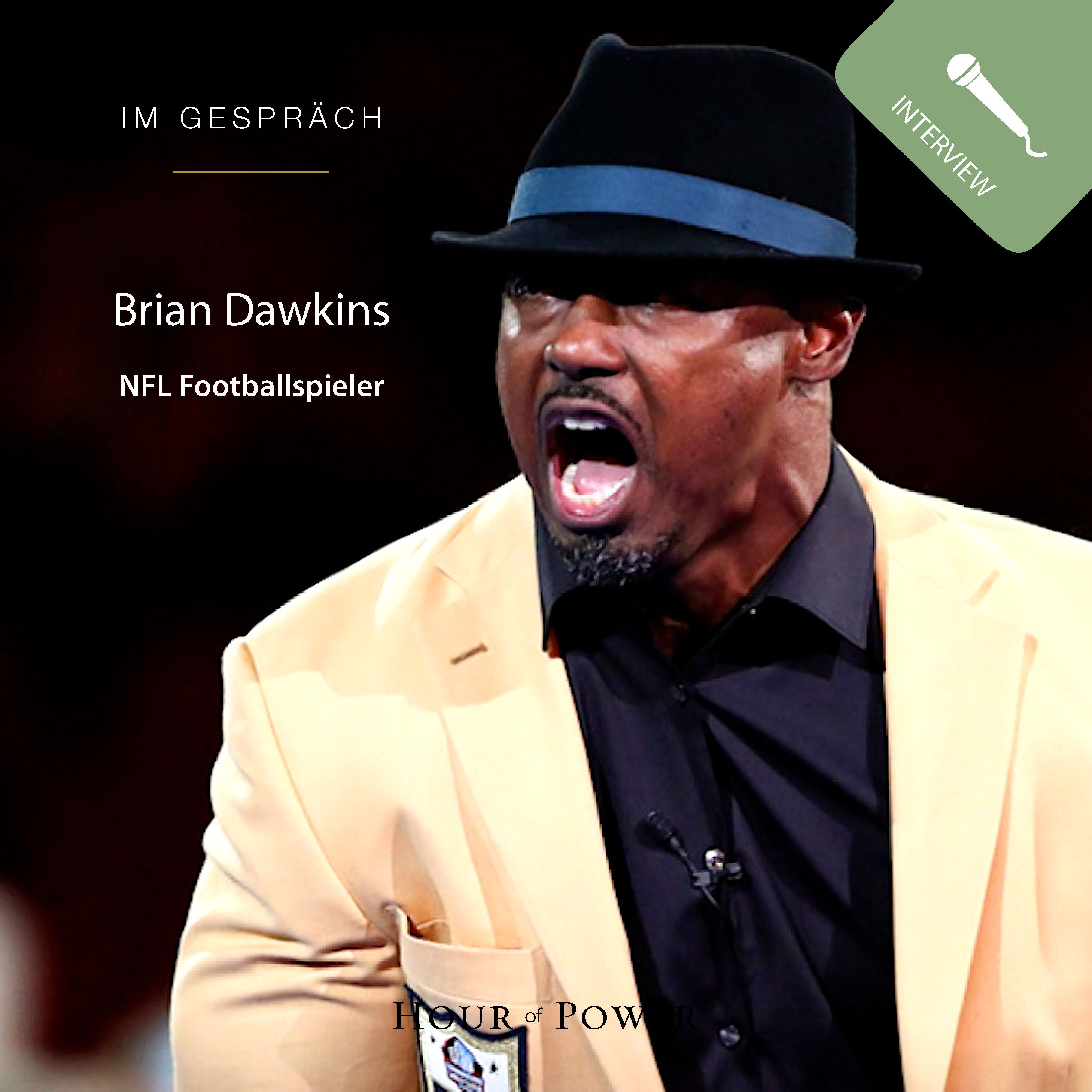 Brian Dawkins (NFL Footballspieler) im Gespräch mit Bobby Schuller