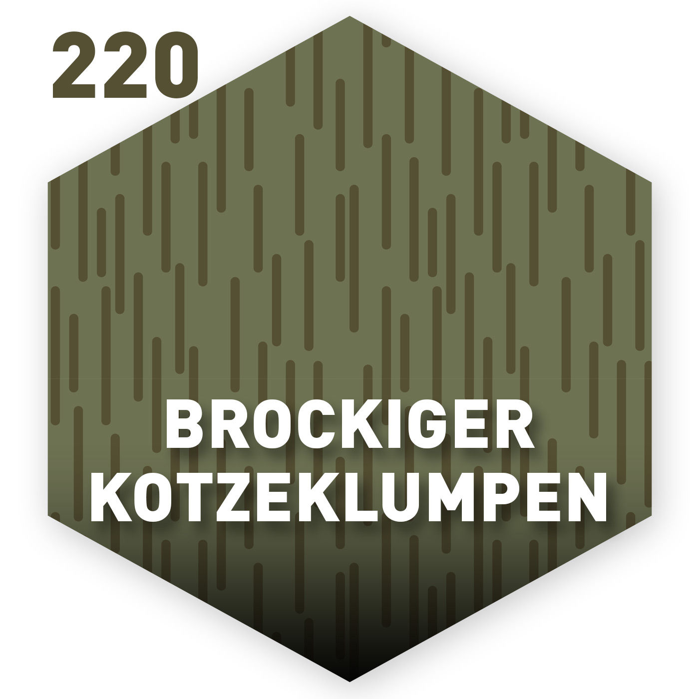 Brockiger Kotzeklumpen