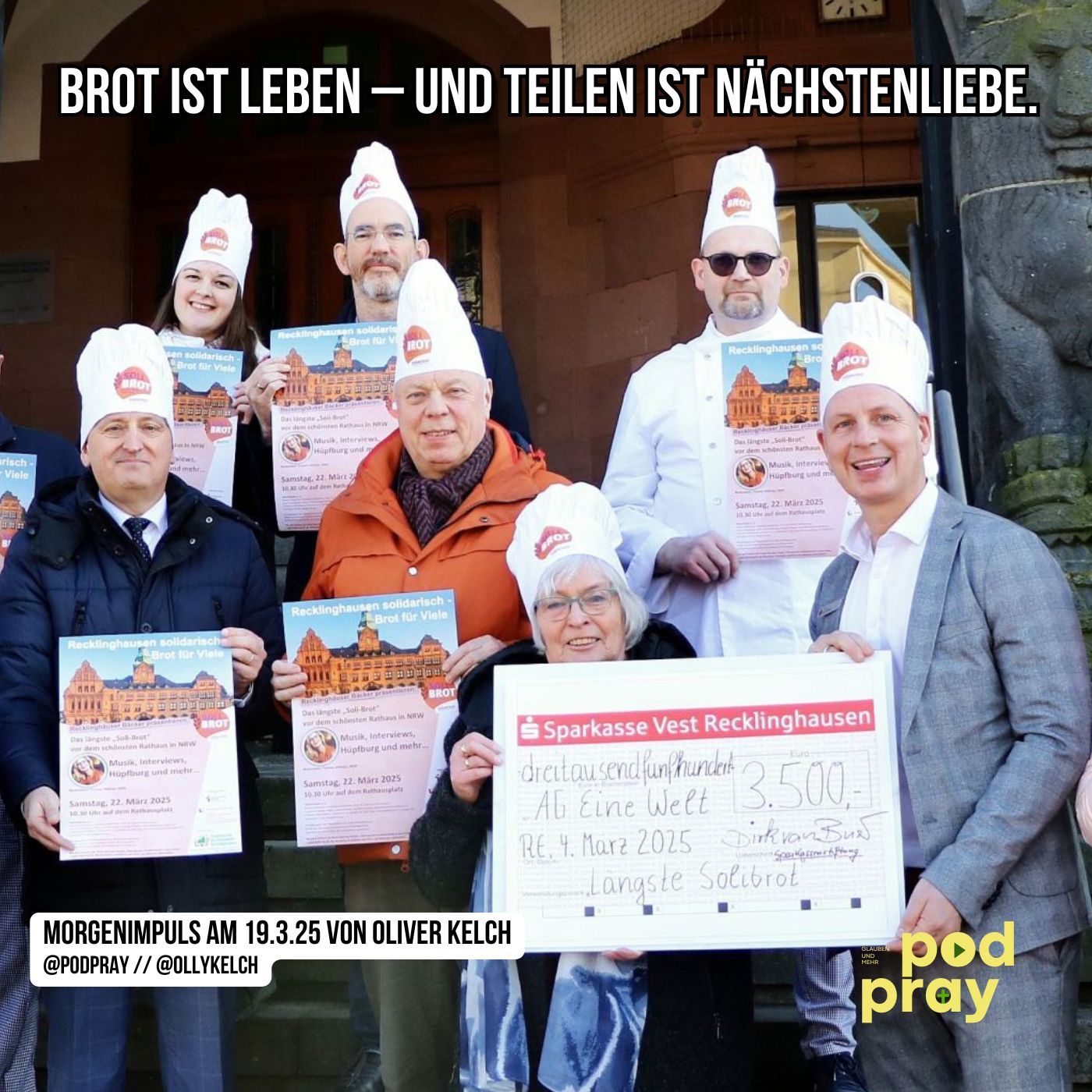 Brot ist Leben – und Teilen ist Nächstenliebe. (19.3.2025)