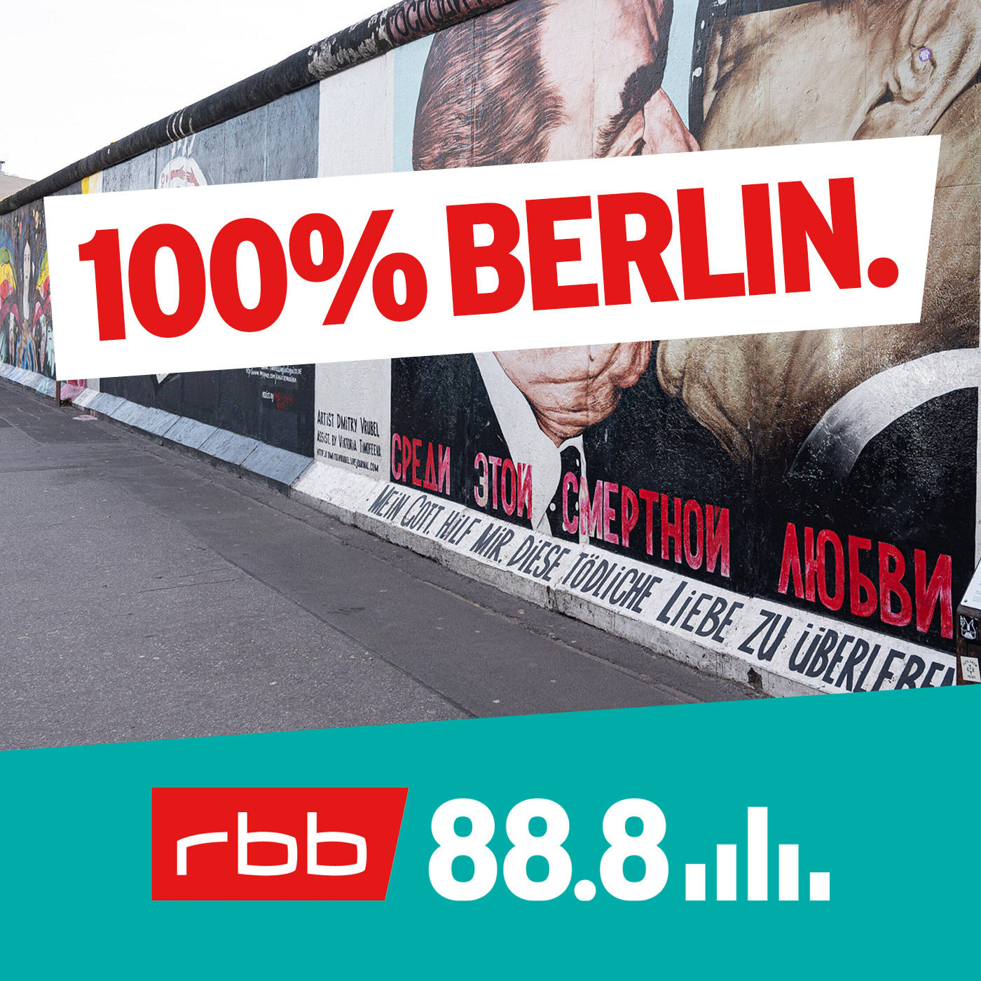 Bruderkuss und Trabi - die Geschichte der East Side Gallery